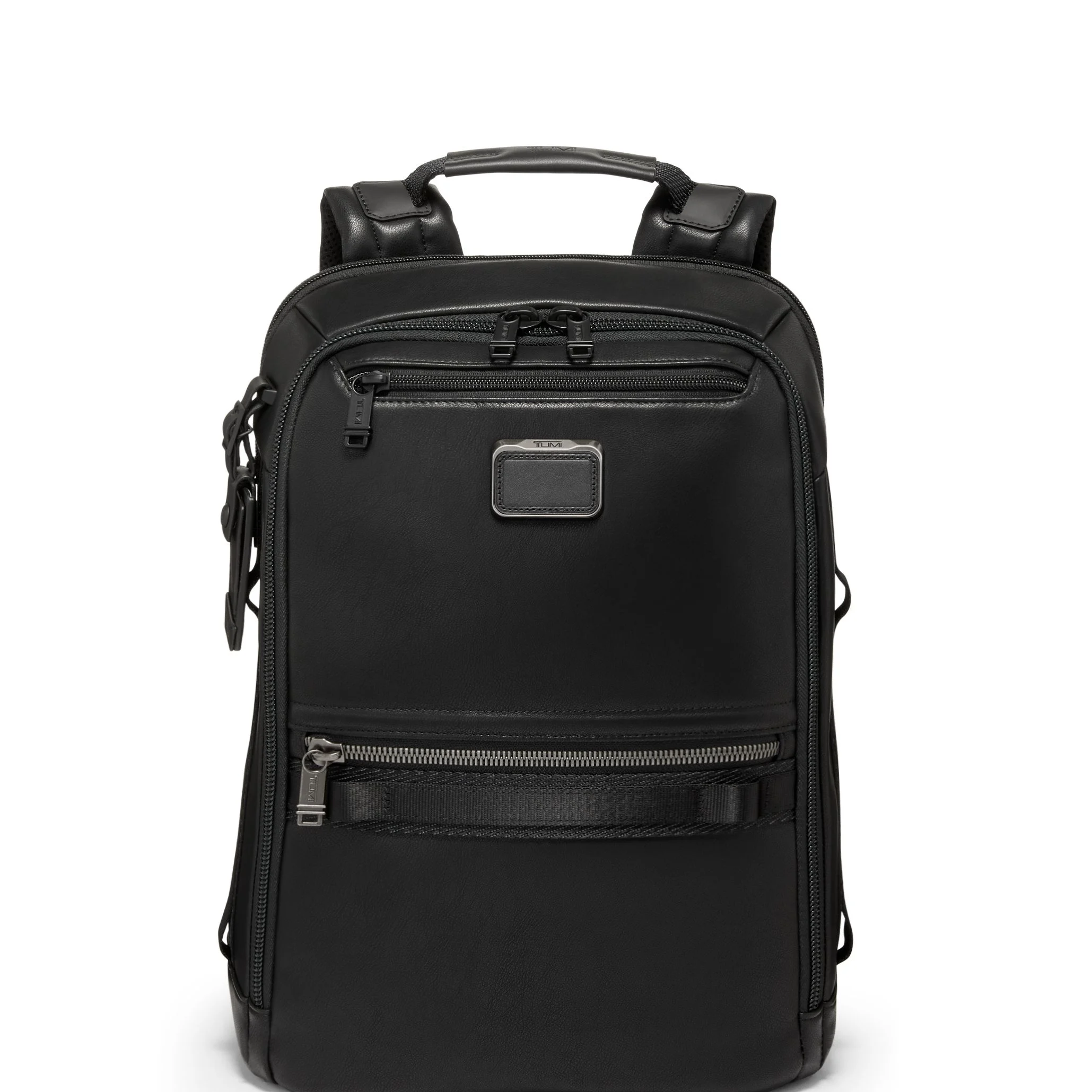 Tumi Alpha Bravo Leather Dynamic Backpack