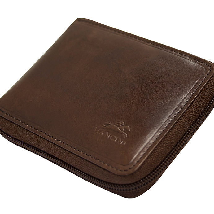 Mancini Boulder Men’s RFID Secured Zippered with Removable Passcase Wallet