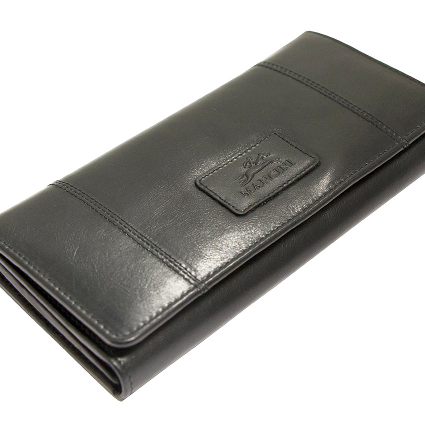 Mancini Casablanca Ladies' RFID Secured Trifold Wallet