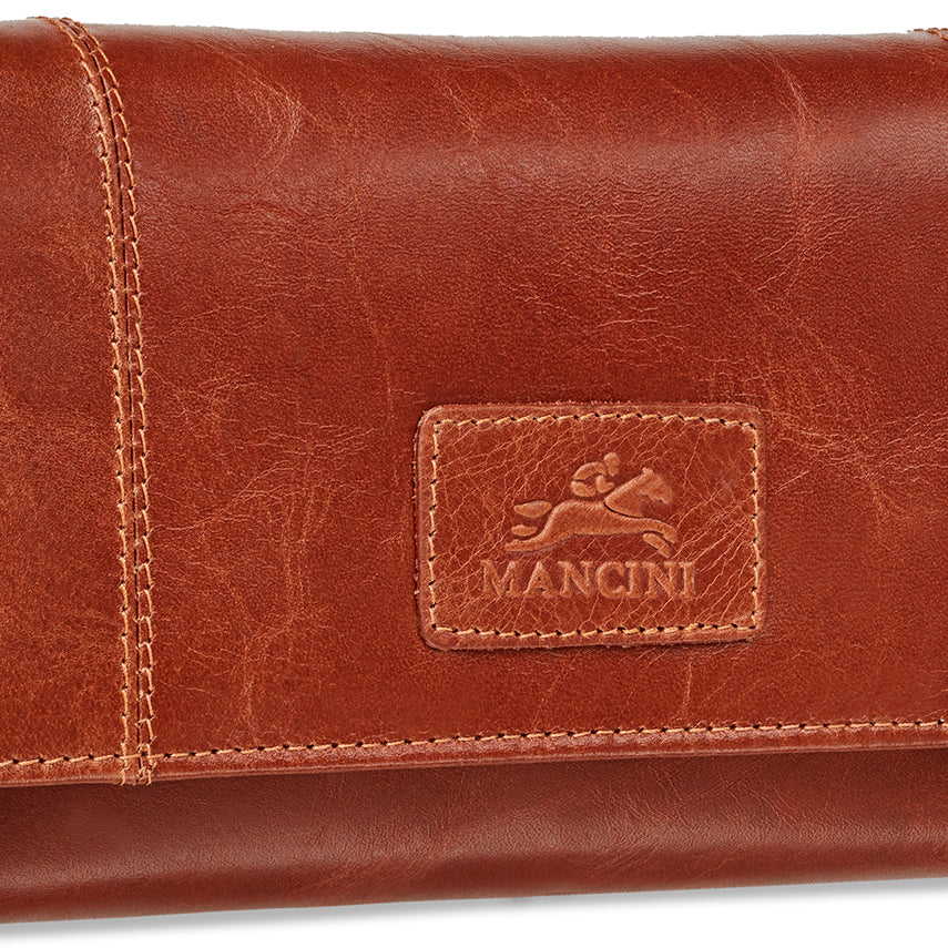 Mancini Casablanca Ladies' Trifold Wallet