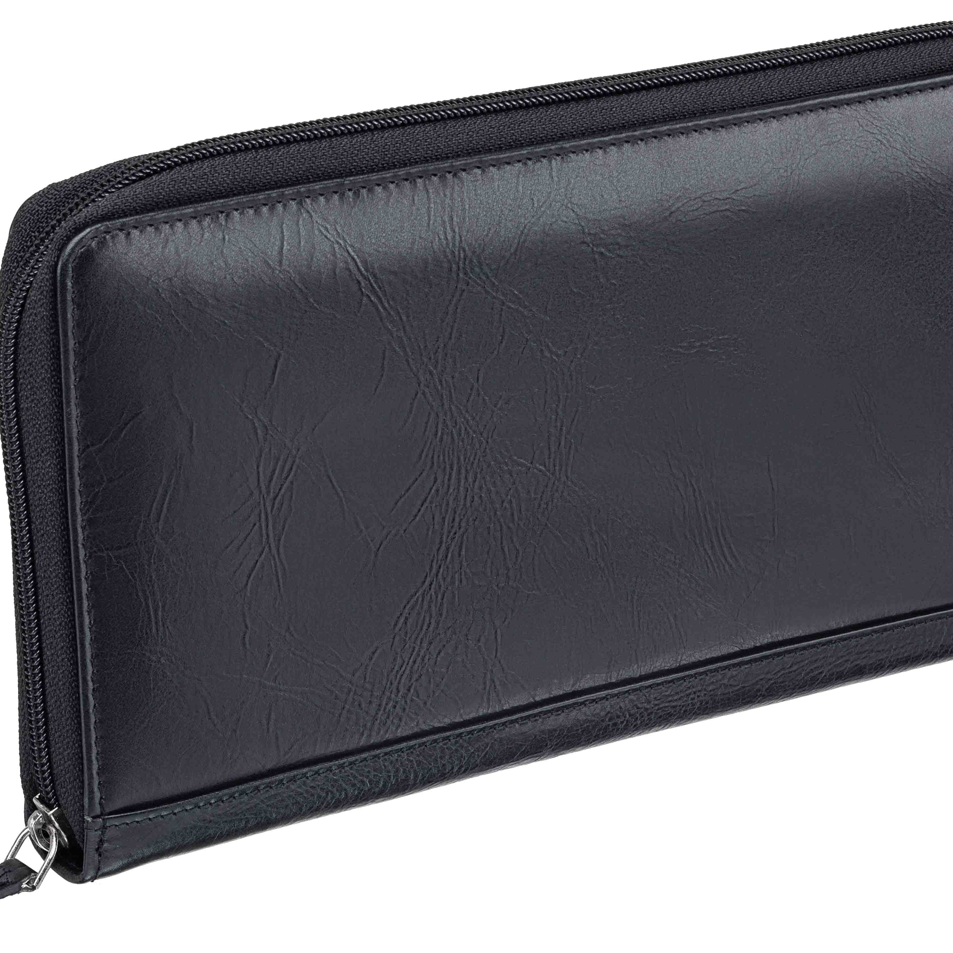Mancini Casablanca RFID Secured Deluxe Passport/Travel Organizer