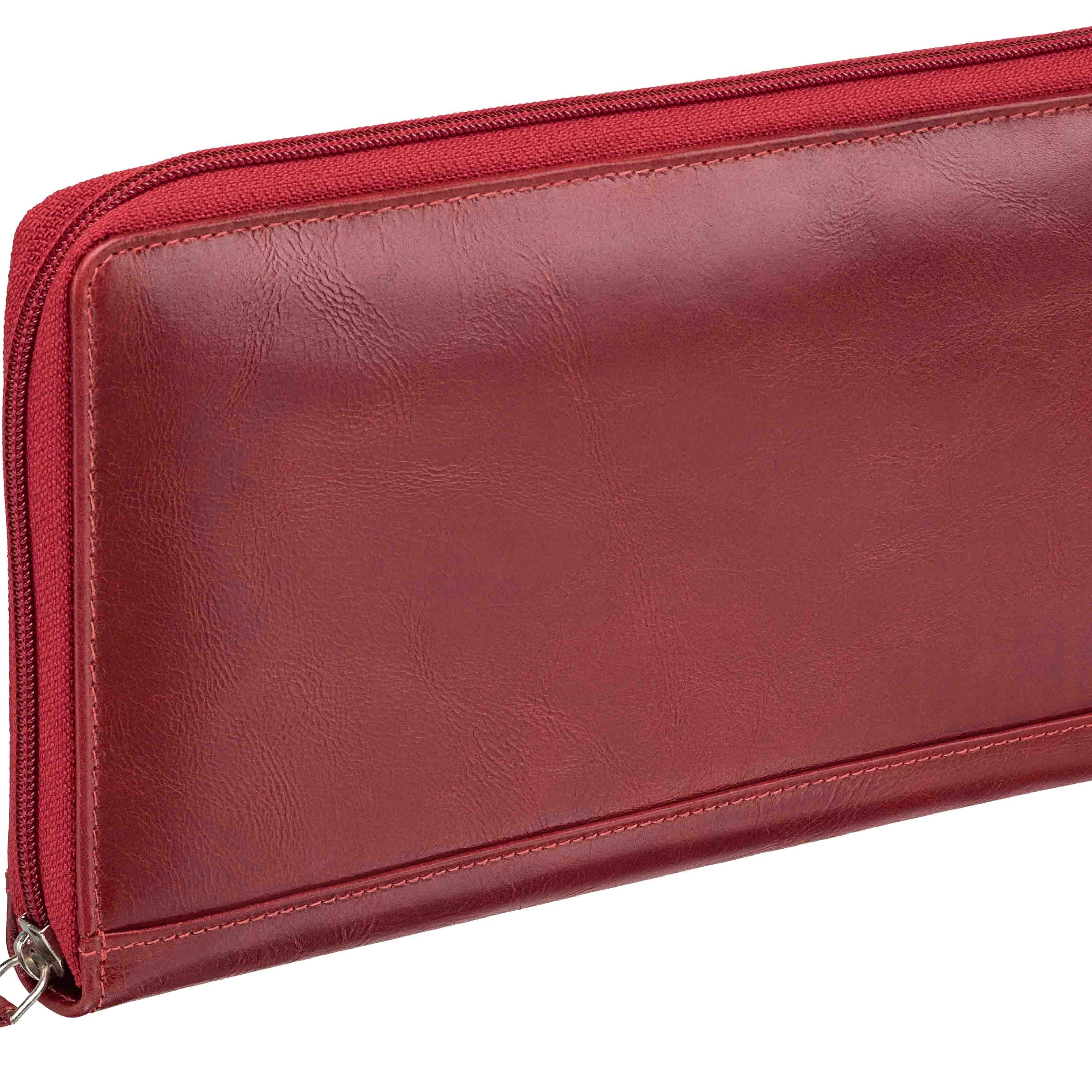 Mancini Casablanca RFID Secured Deluxe Passport/Travel Organizer