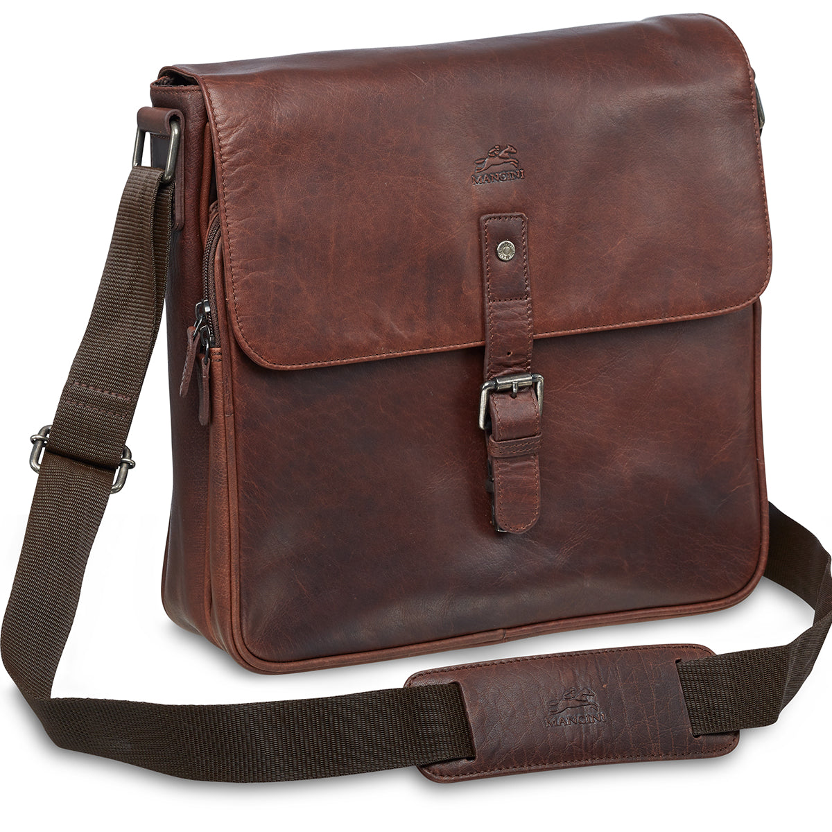 Mancini Buffalo Messenger bag for 12" Laptop/Tablet