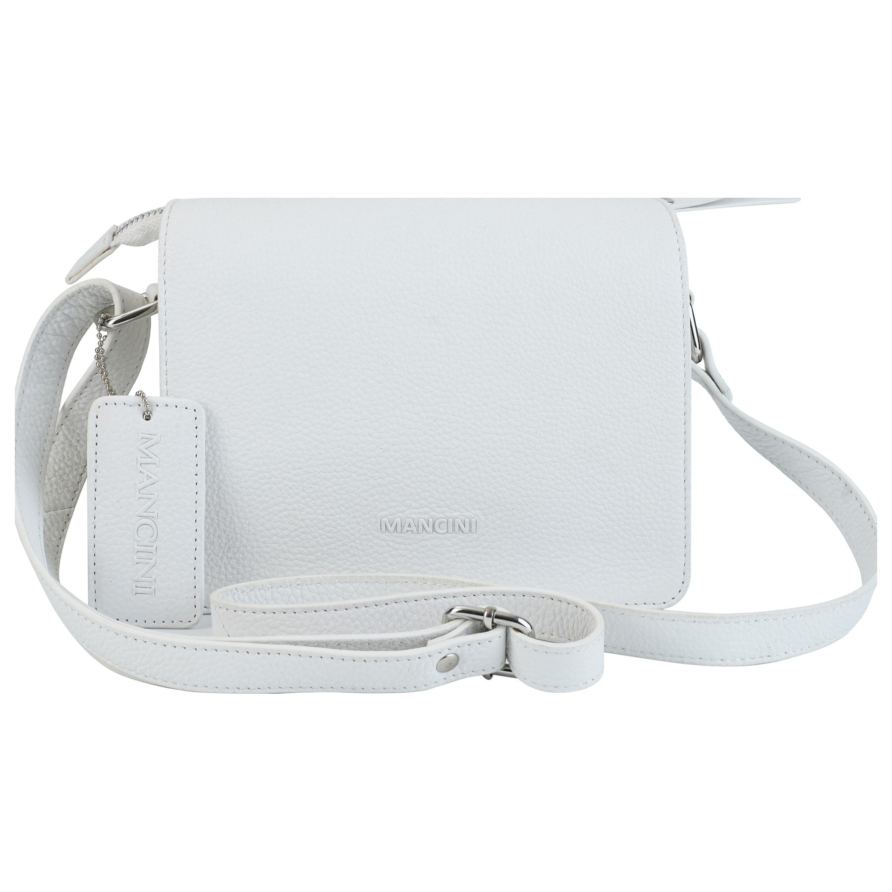 Mancini Pebbled Connie Small Crossbody Handbag