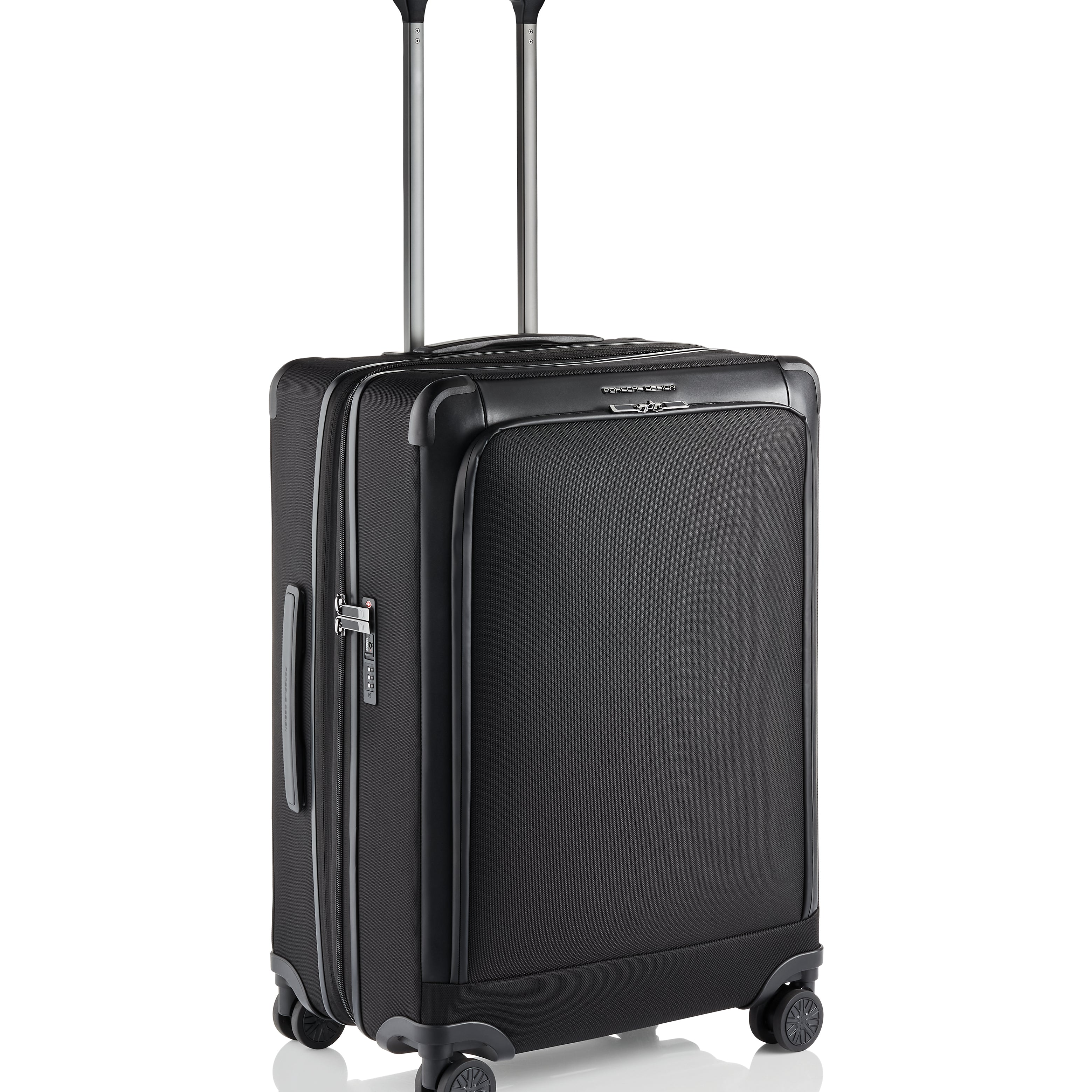 Porsche Design Roadster Nylon 21" Expandable 4 Wheel Spinner Luggage in Black - Medium