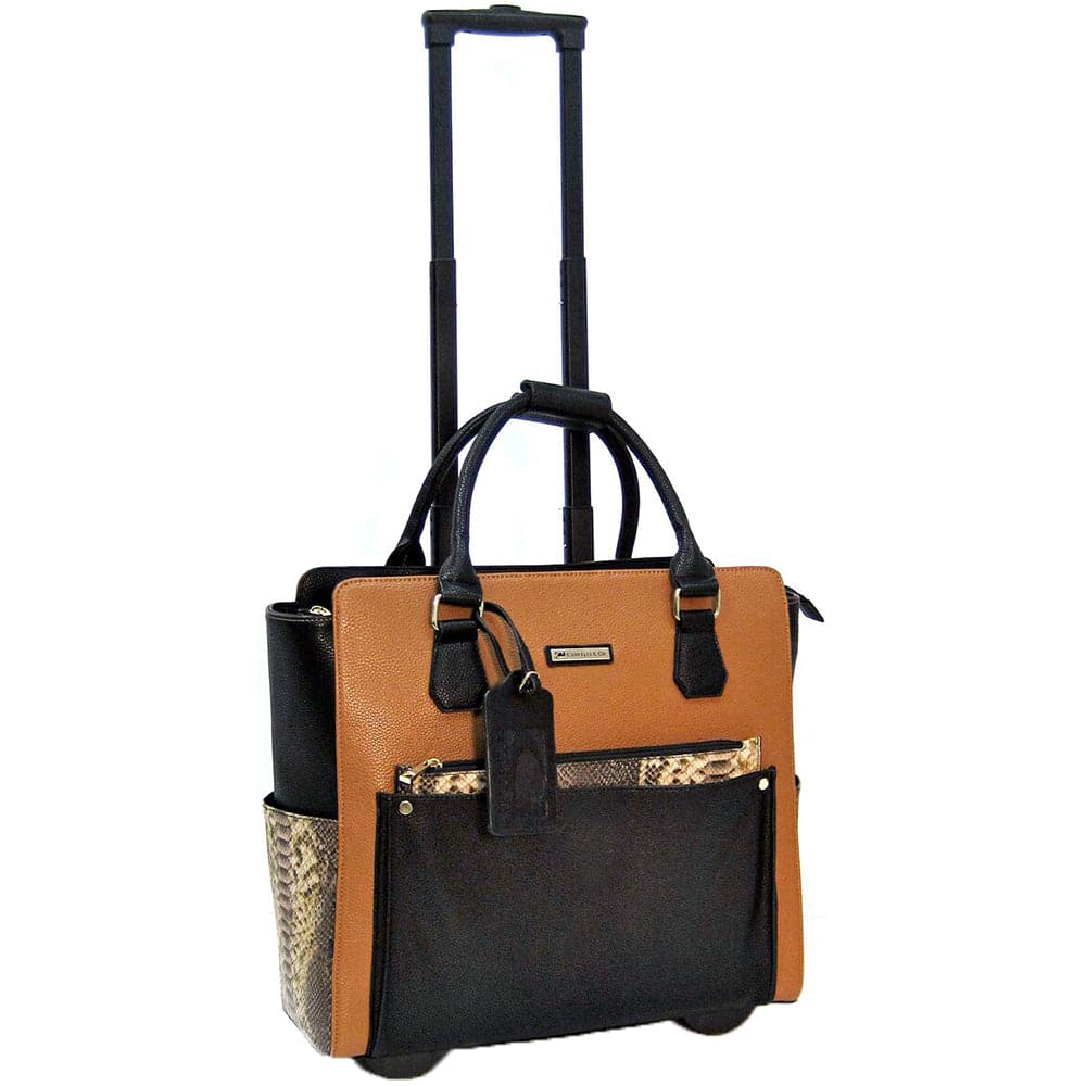 Cabrelli & Co. Fashion Executives Calista Clutch 15"Rolling Briefcase