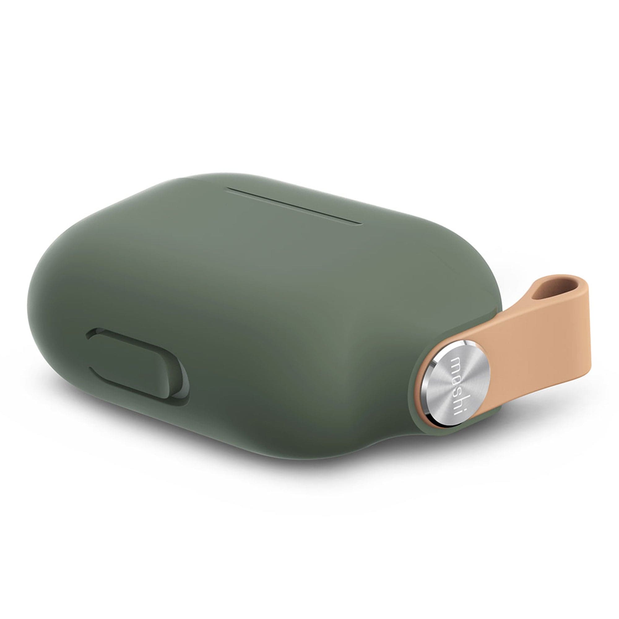 Moshi Pebbo for AirPods Pro, AirPods Case with Detachable Wrist Strap and LintGuard Protection