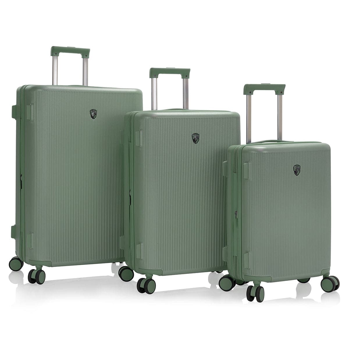 Heys Earth Tones 3 Piece Spinner Luggage Set