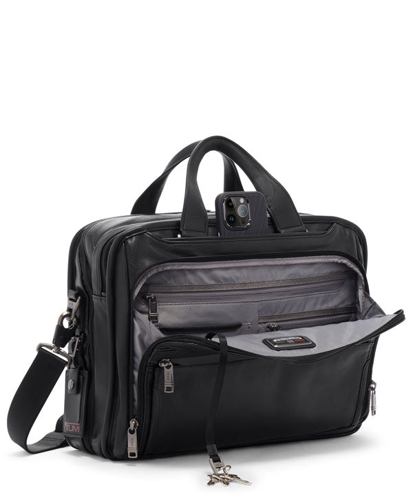 Leather Tumi Organizer Brief Alpha Tumi Alpha Organizer Portfolio