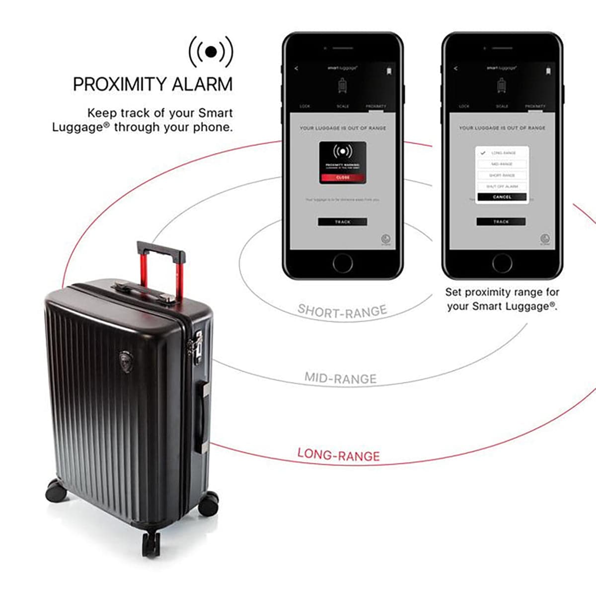 Heys SmartLuggage 21" Carry-On Luggage - Airline Approved