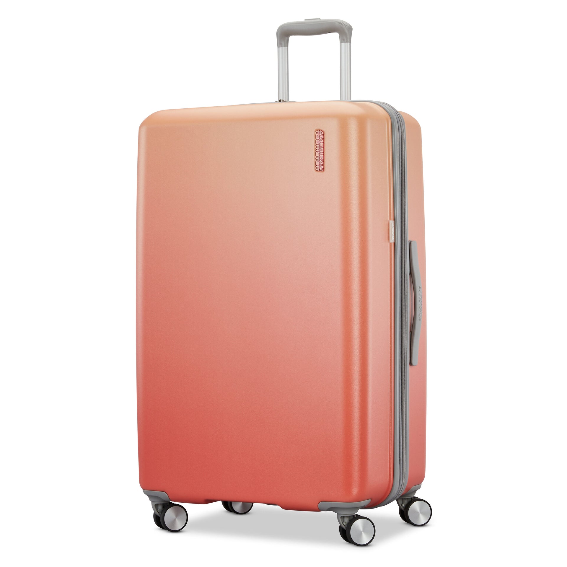 American Tourister Moonlight Hardside Large Checked Luggage