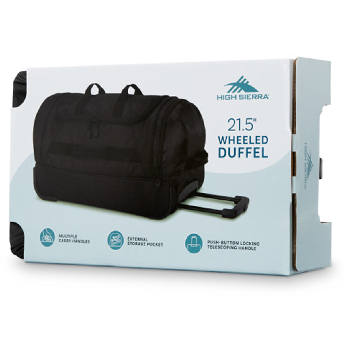 High Sierra Boxed Wheeled DFLS Carry-On Wheeled Duffel