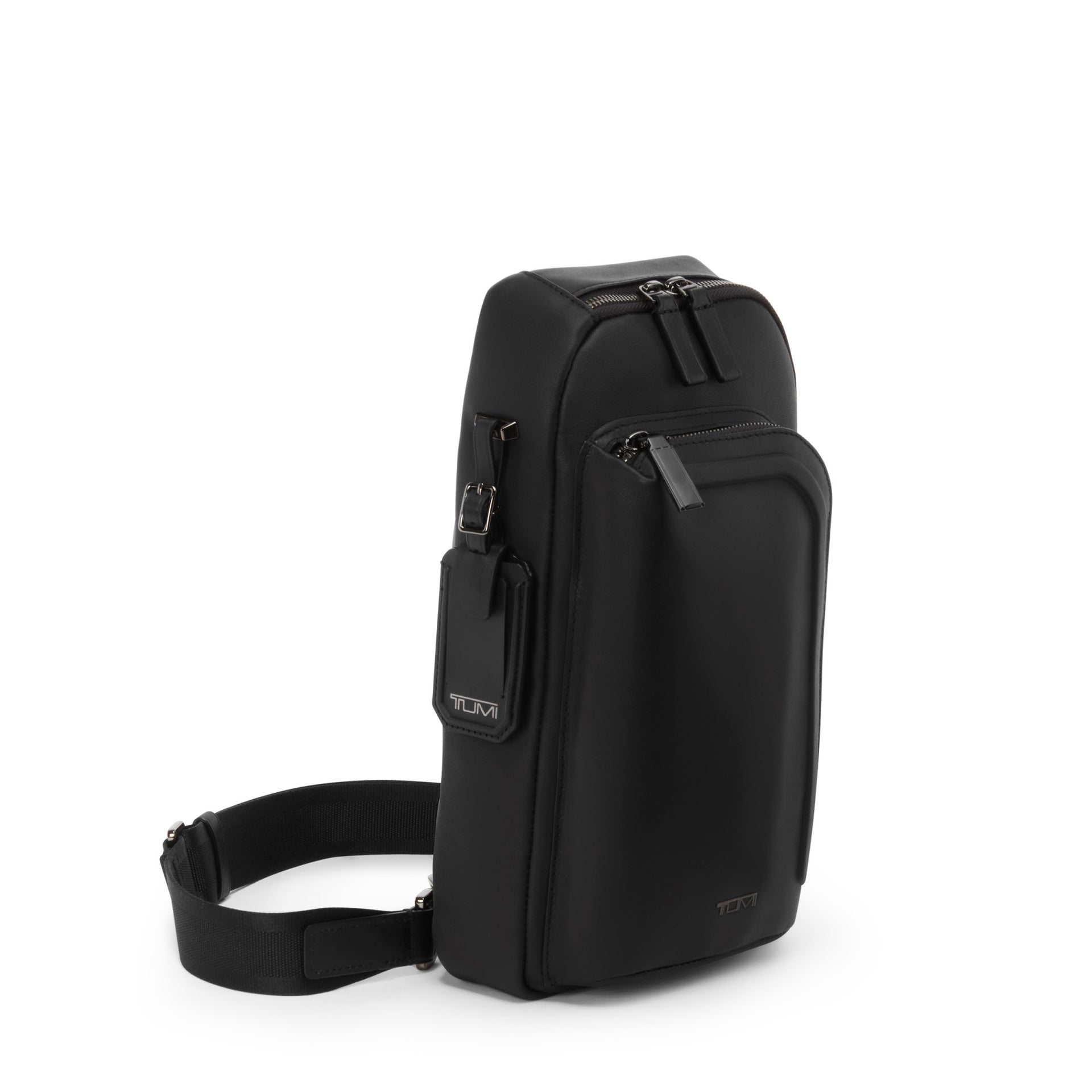 sling backpack tumi TUMI Harrison Gregory Sling Black Bombe