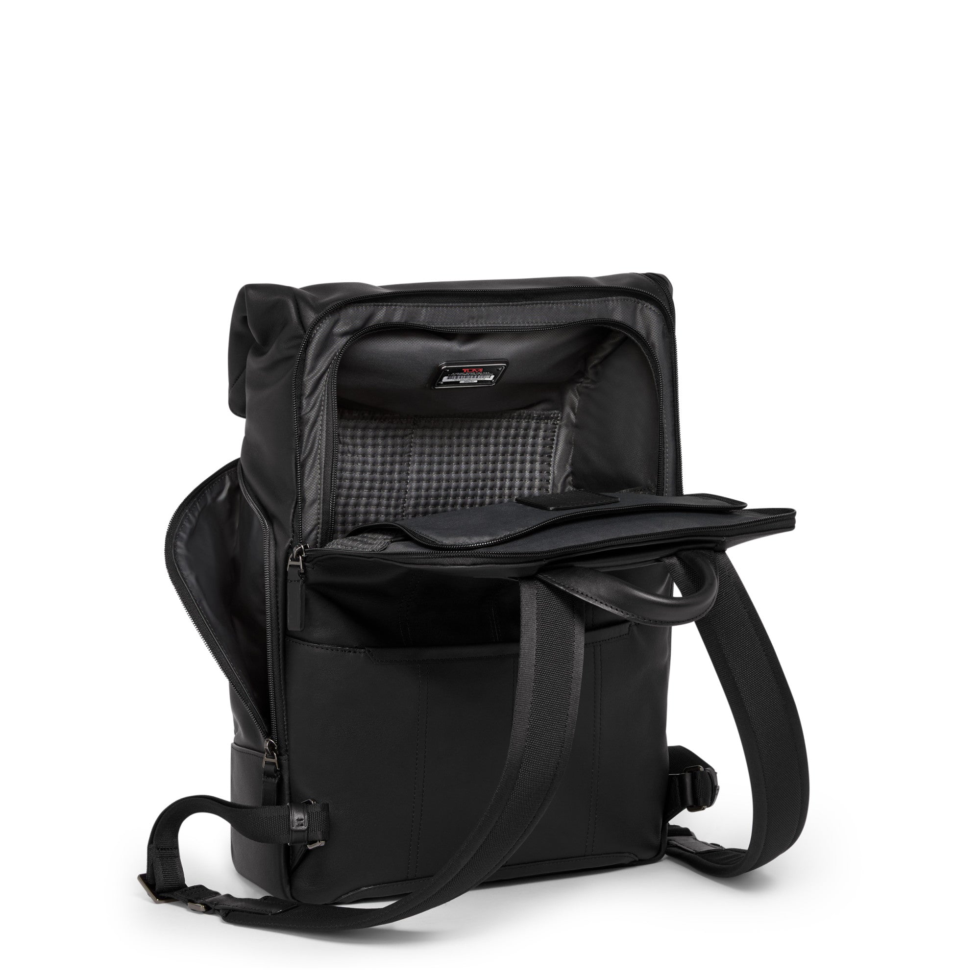 Tumi Harrison Osborn Roll Top Backpack - Black Bombe – bagdUp