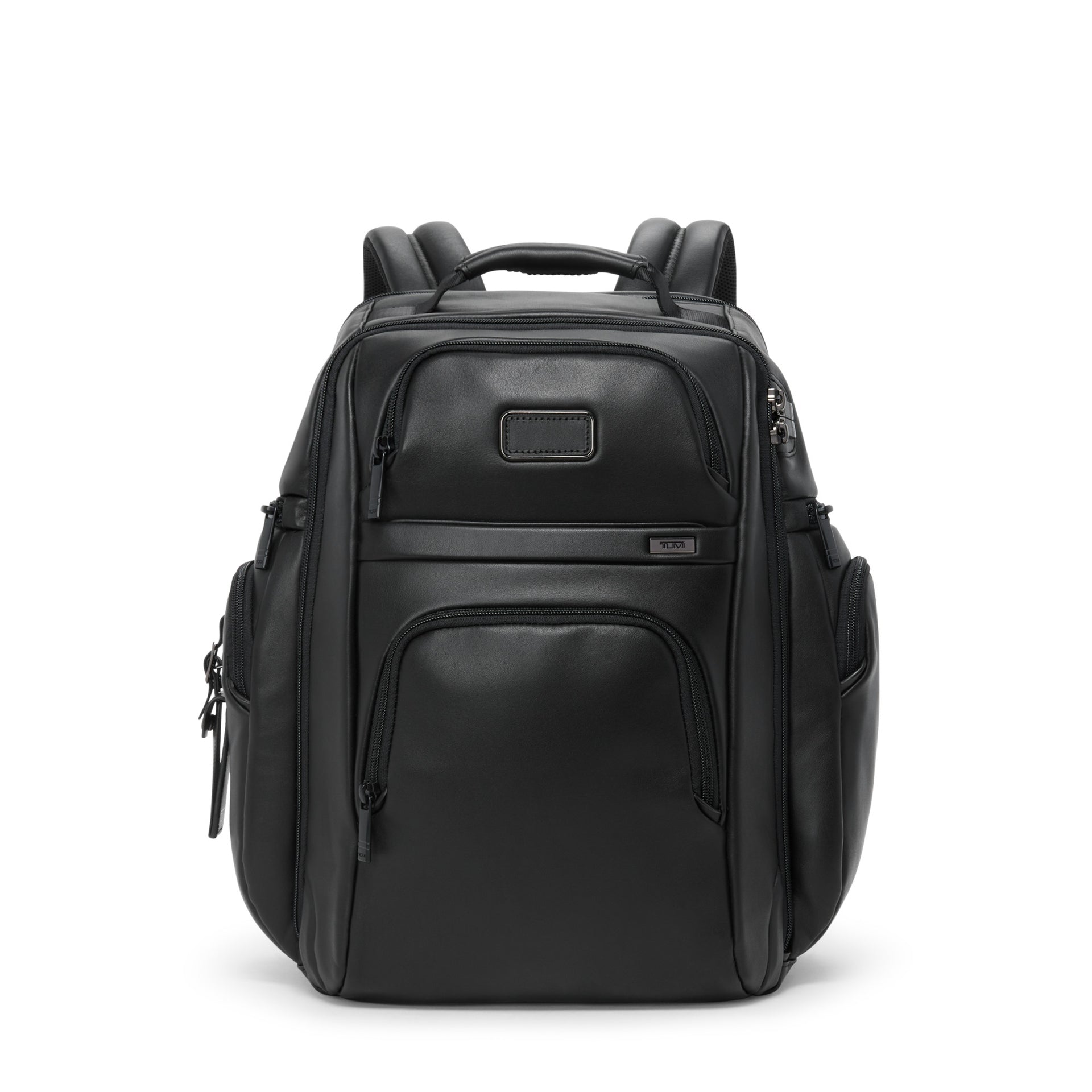 alpha leather backpack TUMI Brief Pack Black Business Owner Gift Crafted from TUMI’s signature Fishing Pole Heart Svg Color:WALNUT