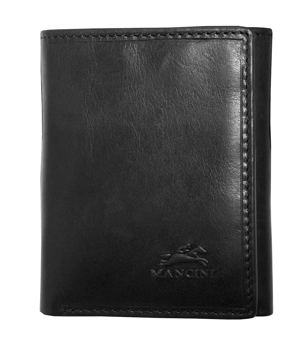 Mancini Boulder Men’s RFID Secured Trifold Wallet