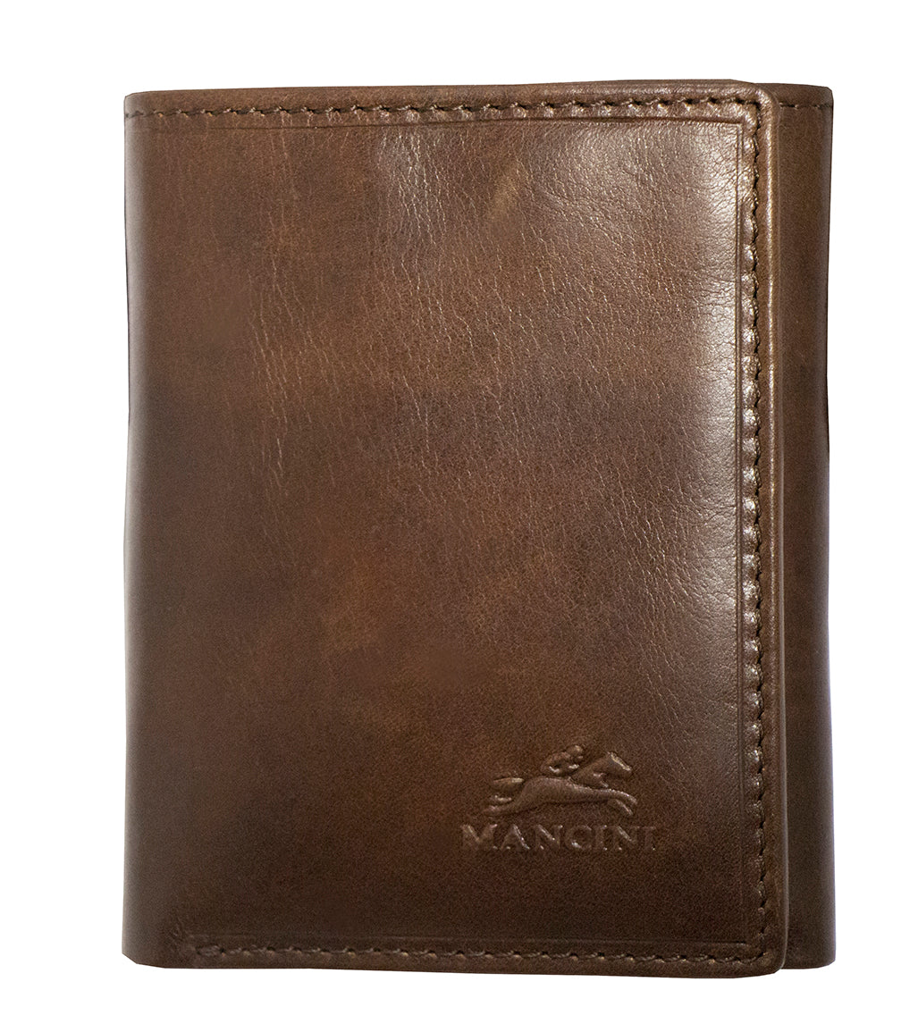 Mancini Boulder Men’s RFID Secured Trifold Wallet