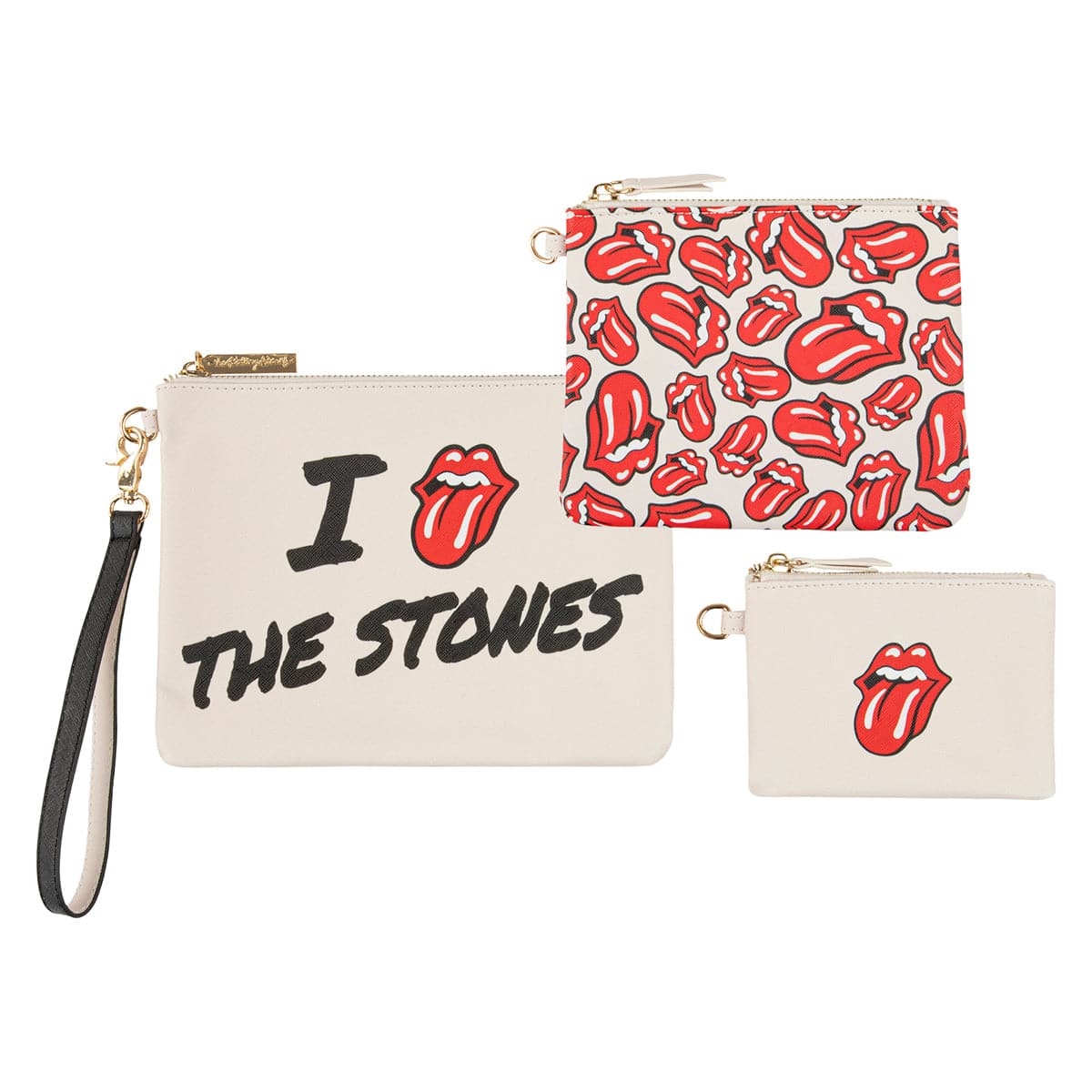 The Rolling Stones The Cult Triple Pouch Set