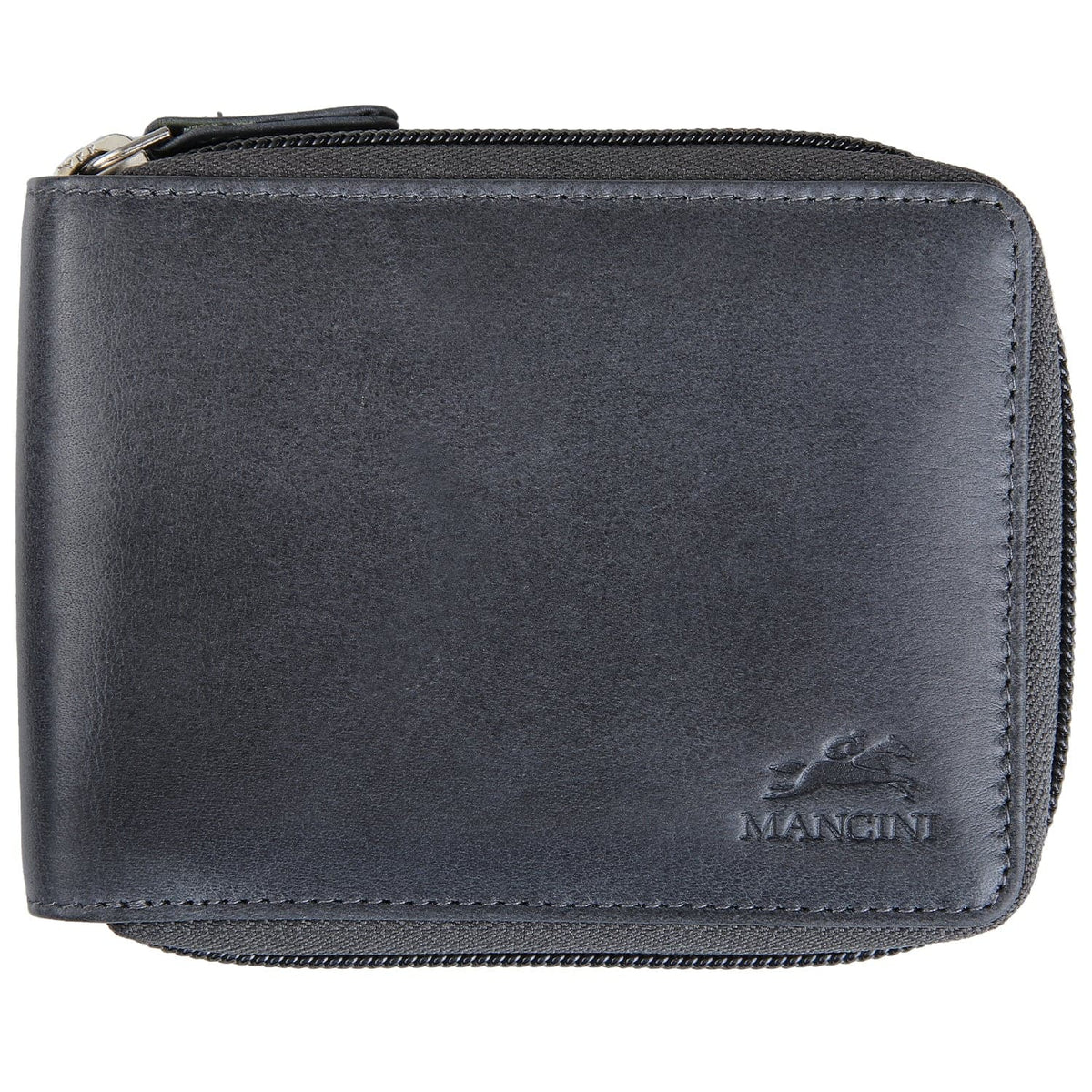 Mancini Bellagio RFID Zippered Wallet with Removable Passcase