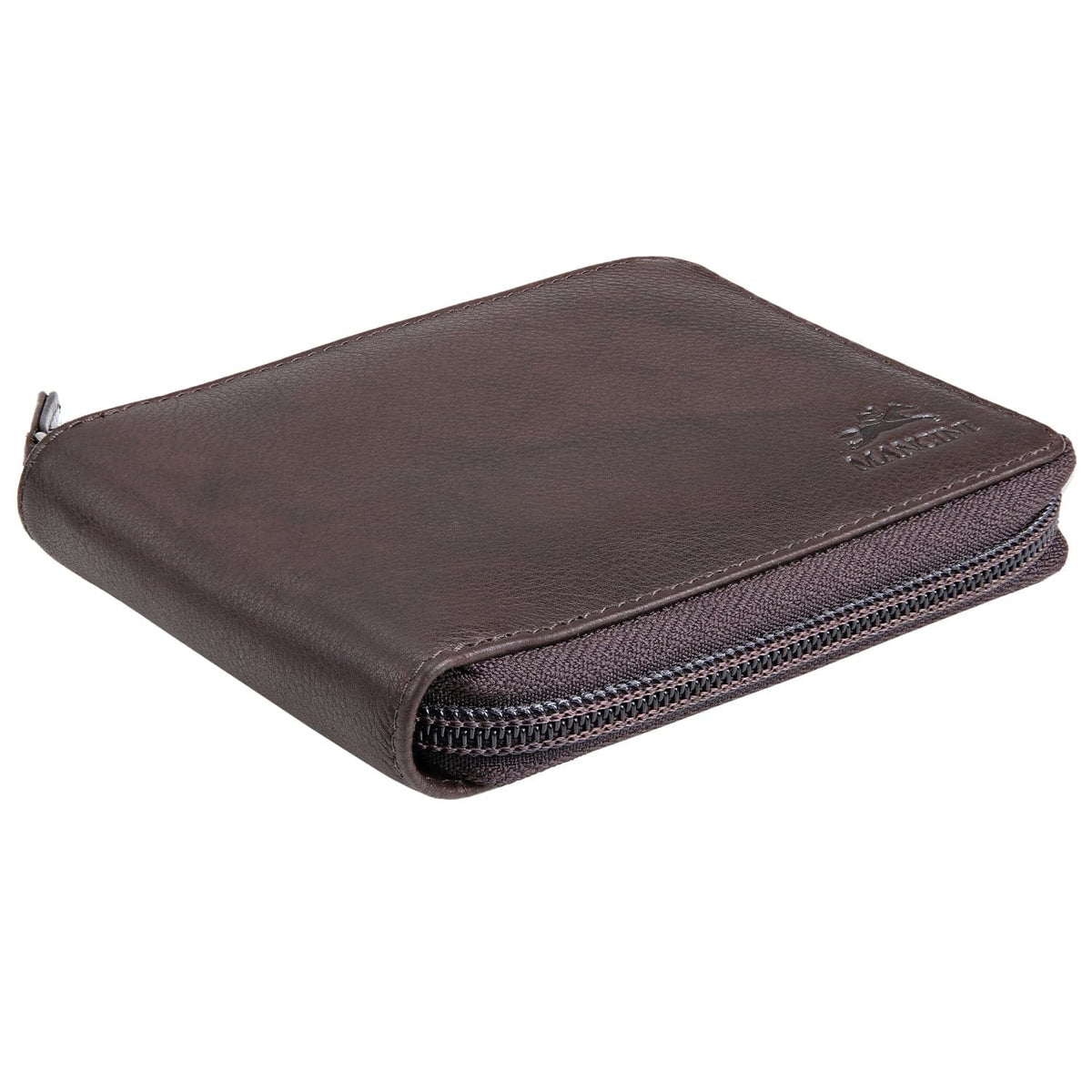 Mancini Monterrey RFID Zippered Wallet with Removable Passcase