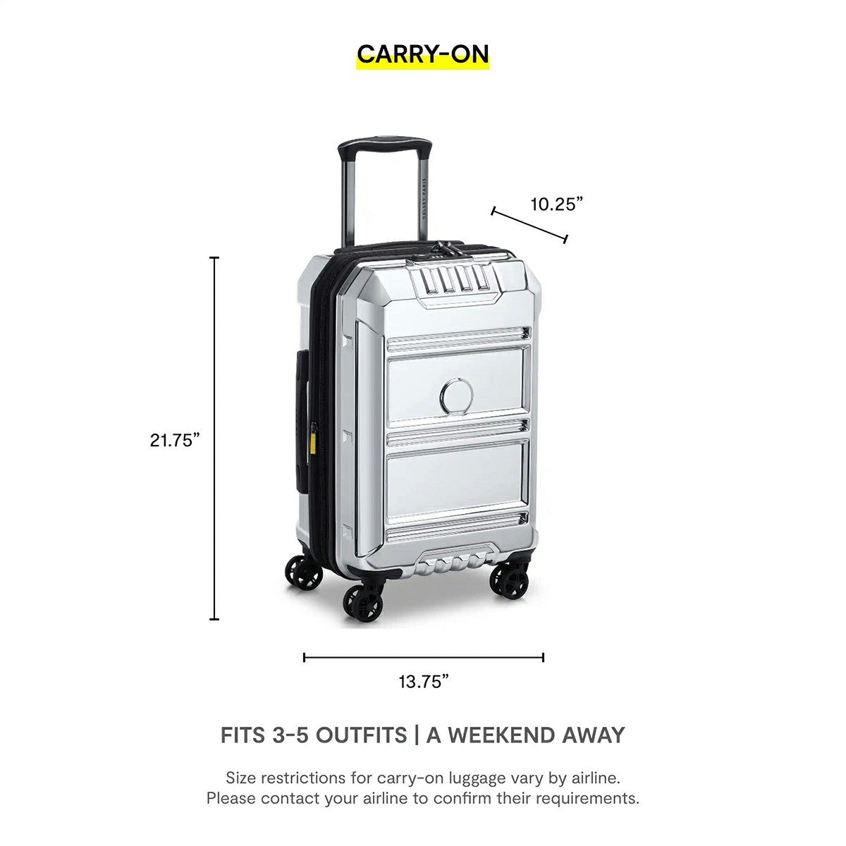 Delsey Rempart Limited Edition Carry-On Expandable Spinner Luggage