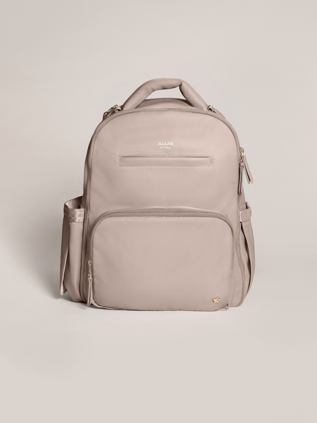 JuJuBe Signature Classic Diaper Backpack - Taupe – bagdUp