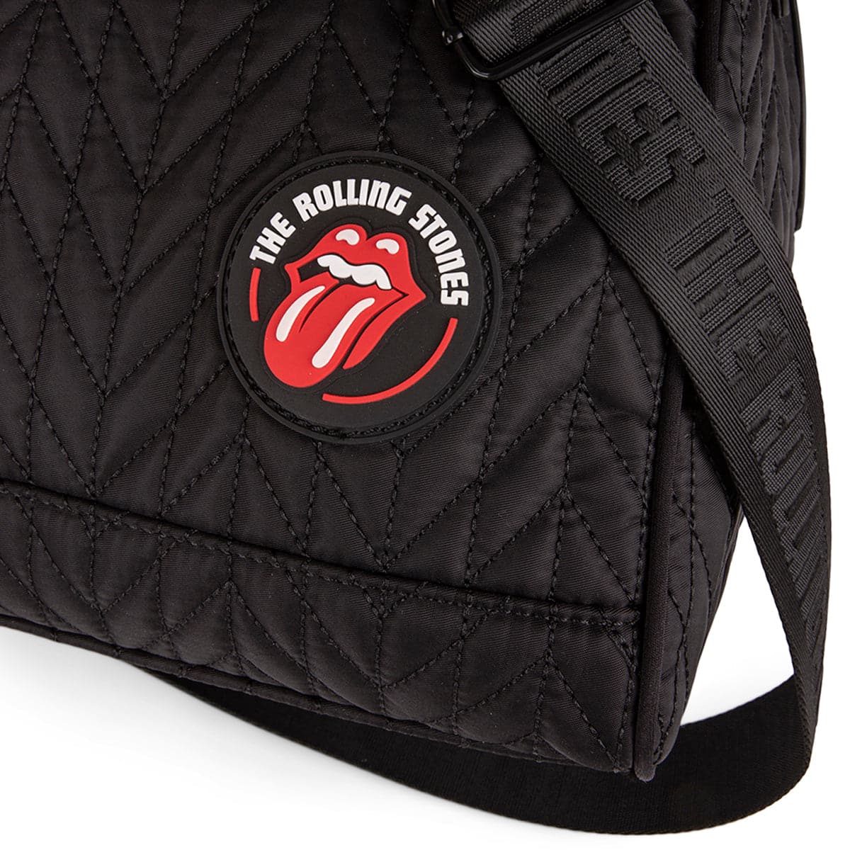 The Rolling Stones Iconic Quilted Duffle Bag