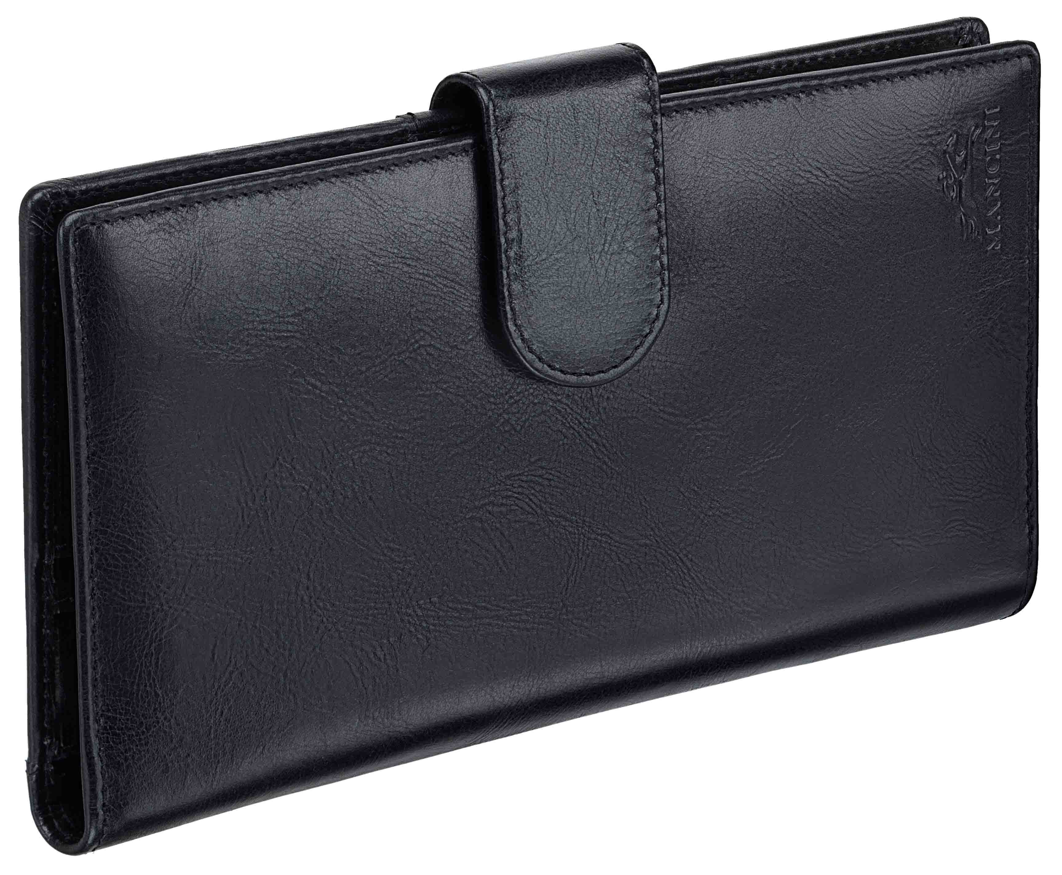 Mancini Casablanca RFID Secured Classic Passport/Travel Organizer