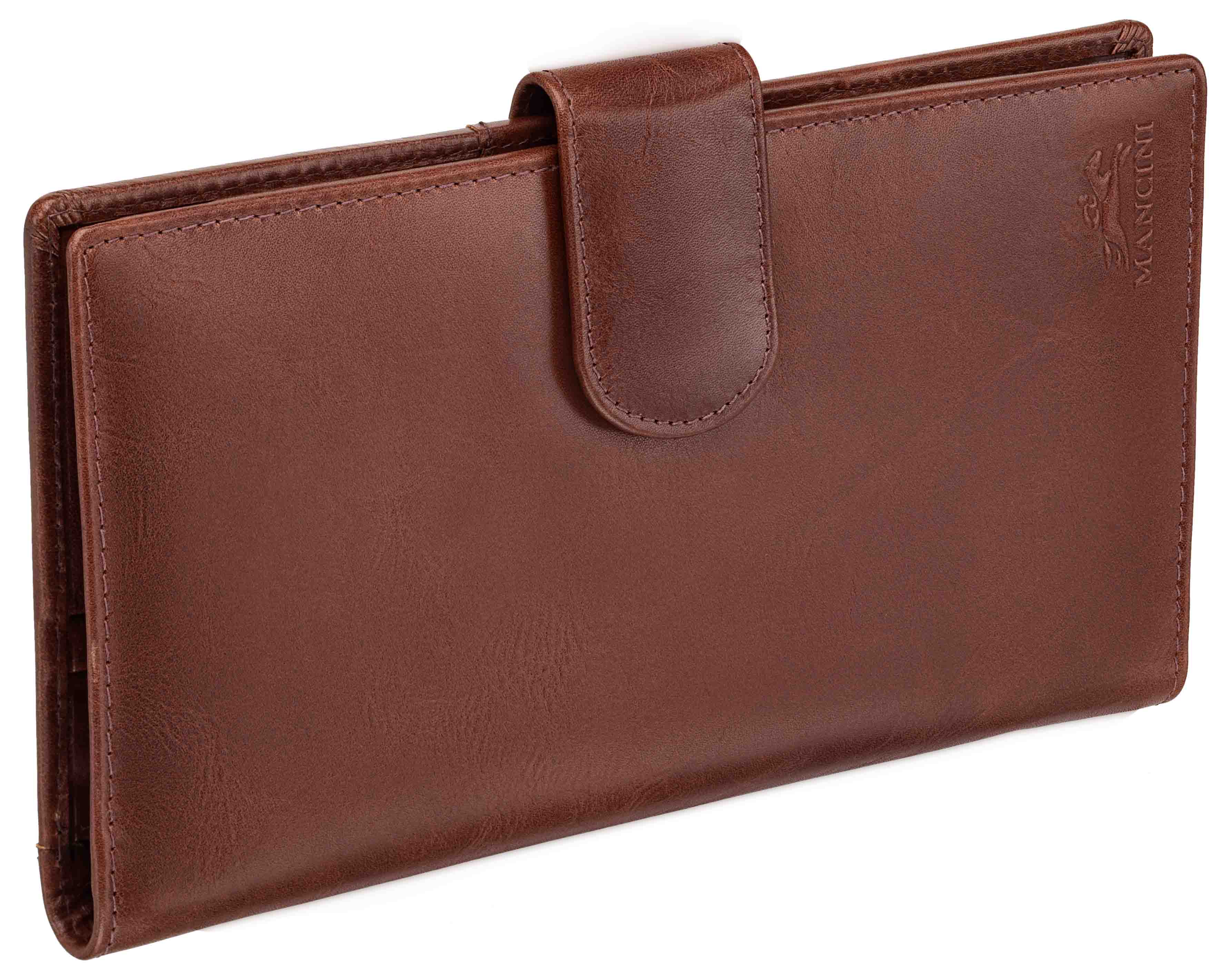 Mancini Casablanca RFID Secured Classic Passport/Travel Organizer