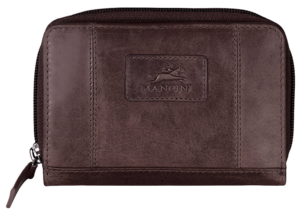 Mancini Casablanca Ladies’ RFID Secured Medium Clutch Wallet