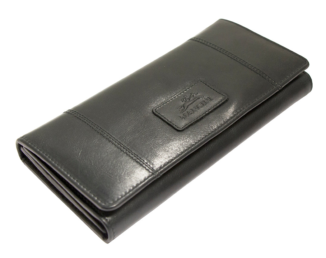 Mancini Casablanca Ladies' RFID Secured Trifold Wallet