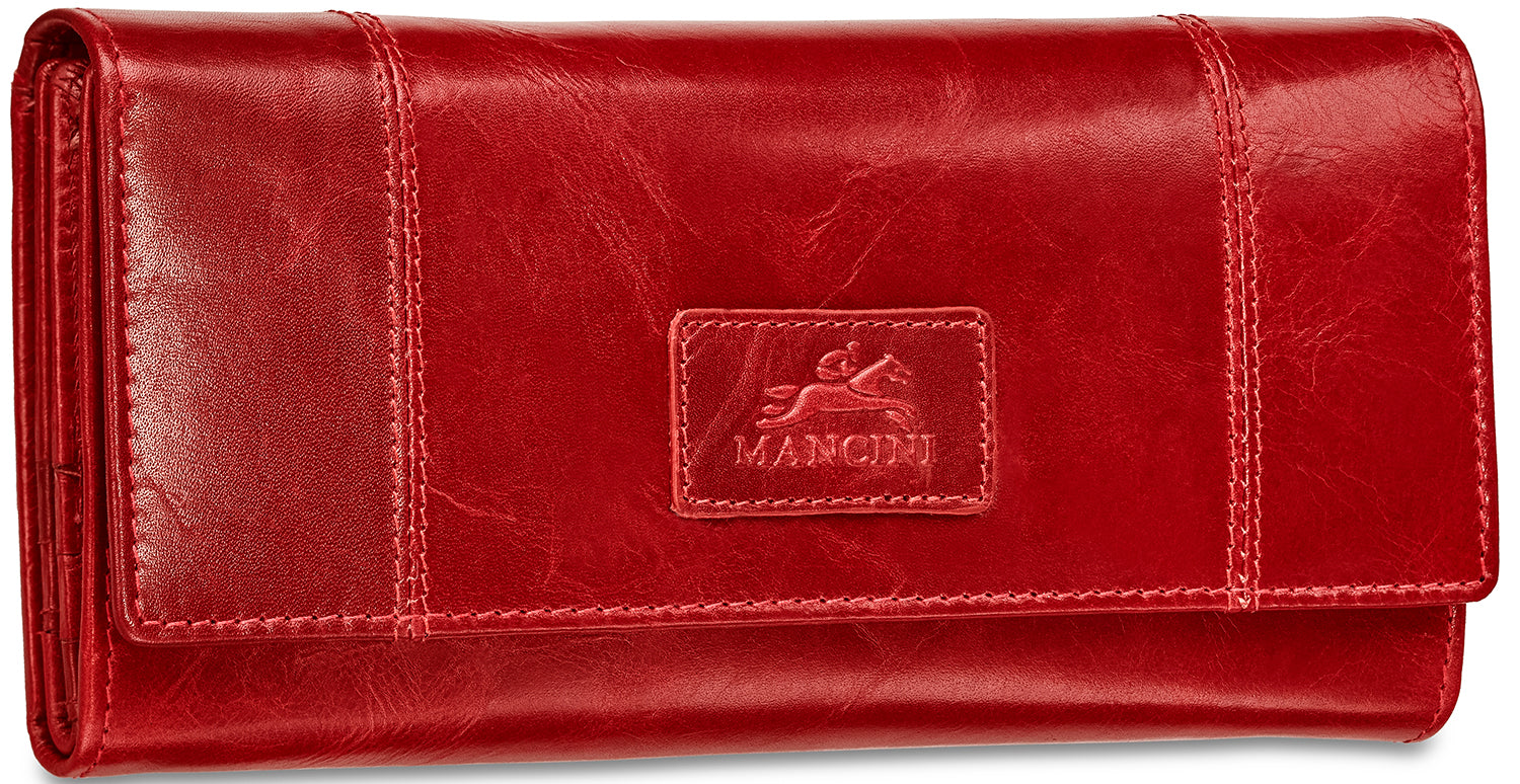 Mancini Casablanca Ladies' Trifold Wallet