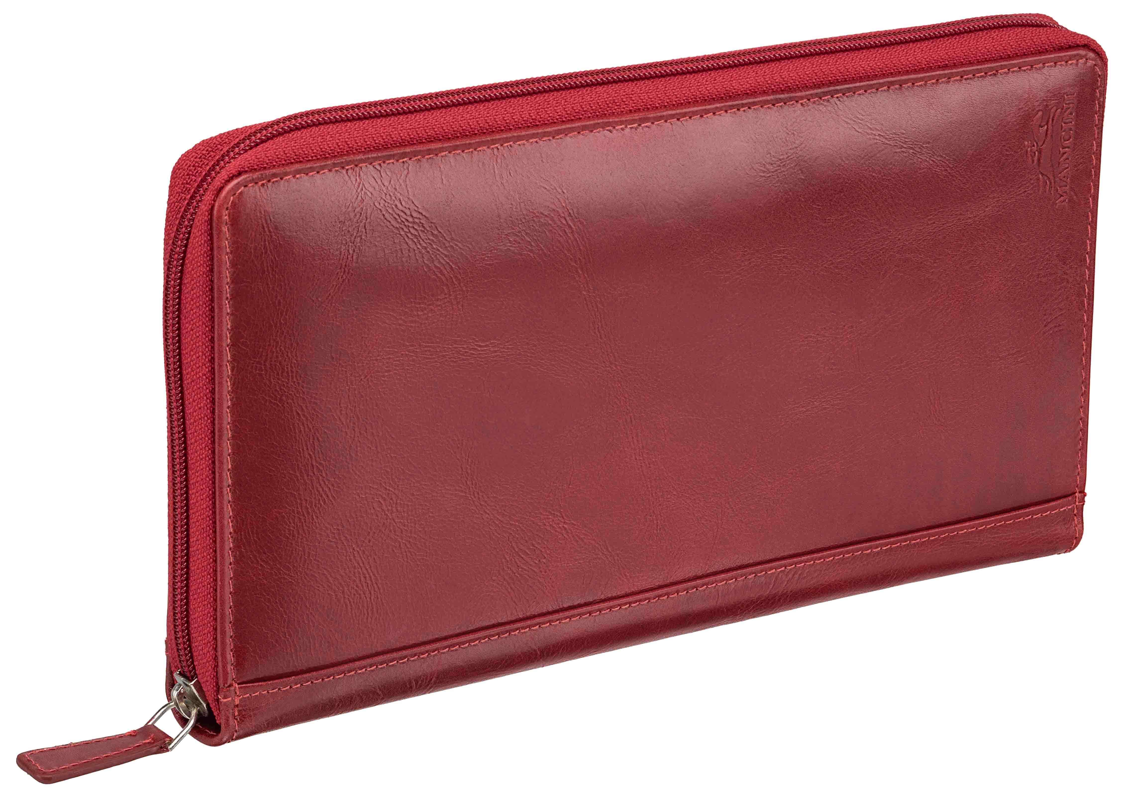 Mancini Casablanca RFID Secured Deluxe Passport/Travel Organizer