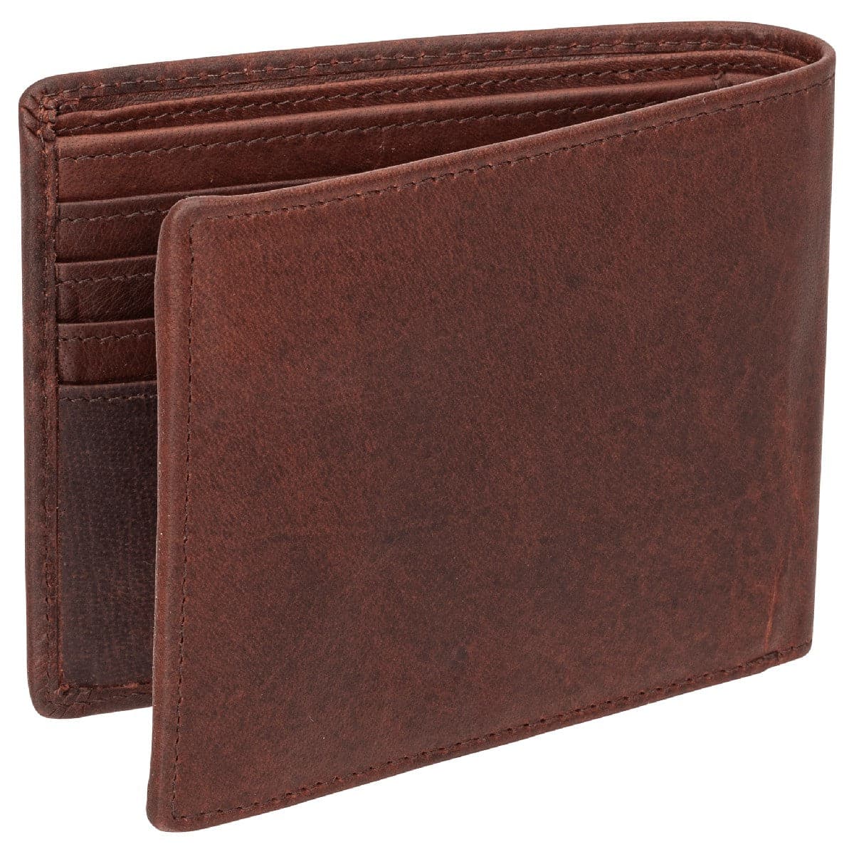 Mancini Buffalo RFID Secure Wallet with Coin Pocket