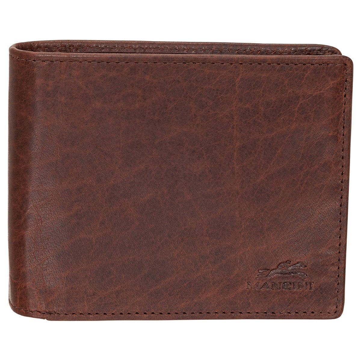 Mancini Buffalo RFID Secure Left Wing Billfold Wallet