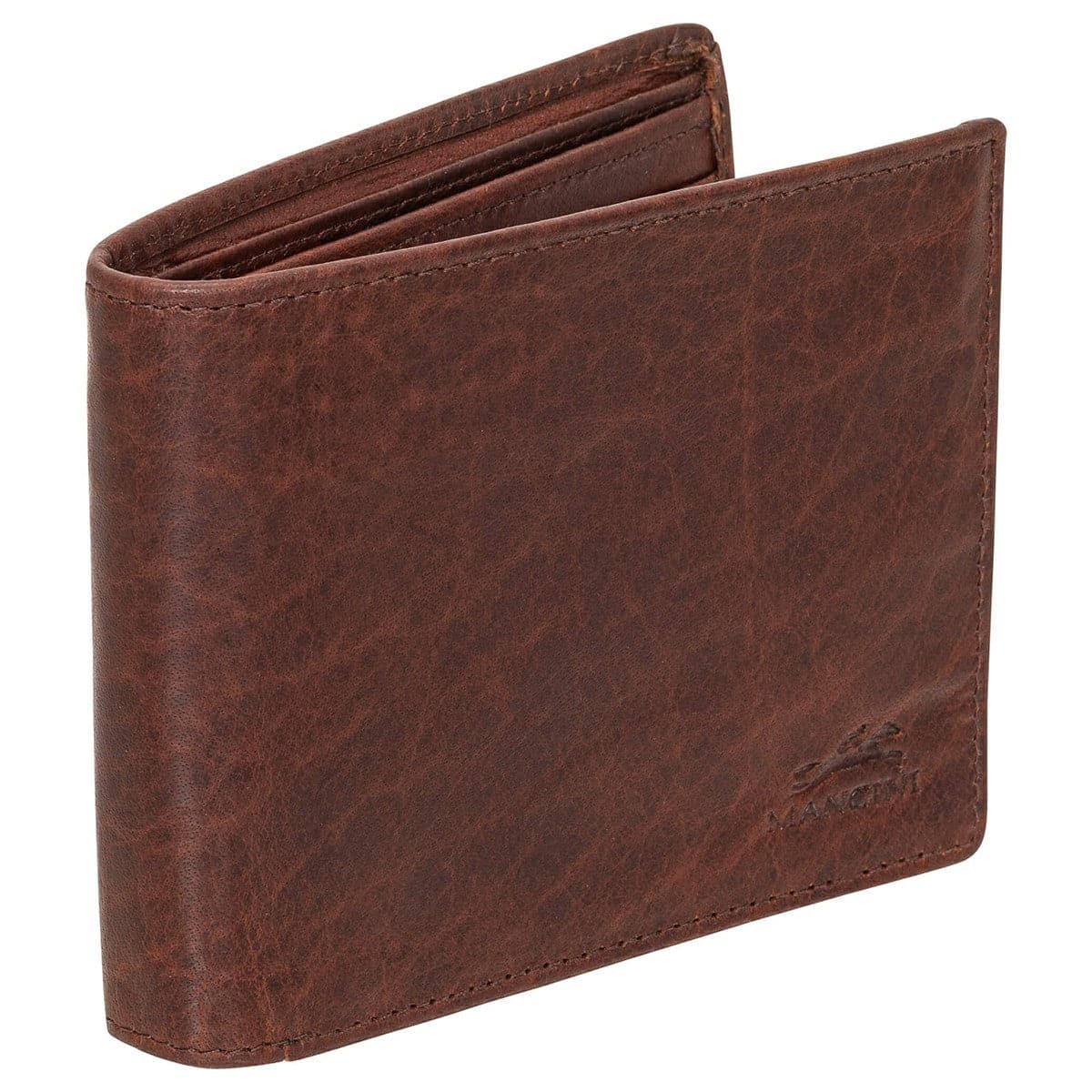 Mancini Buffalo RFID Secure Left Wing Billfold Wallet