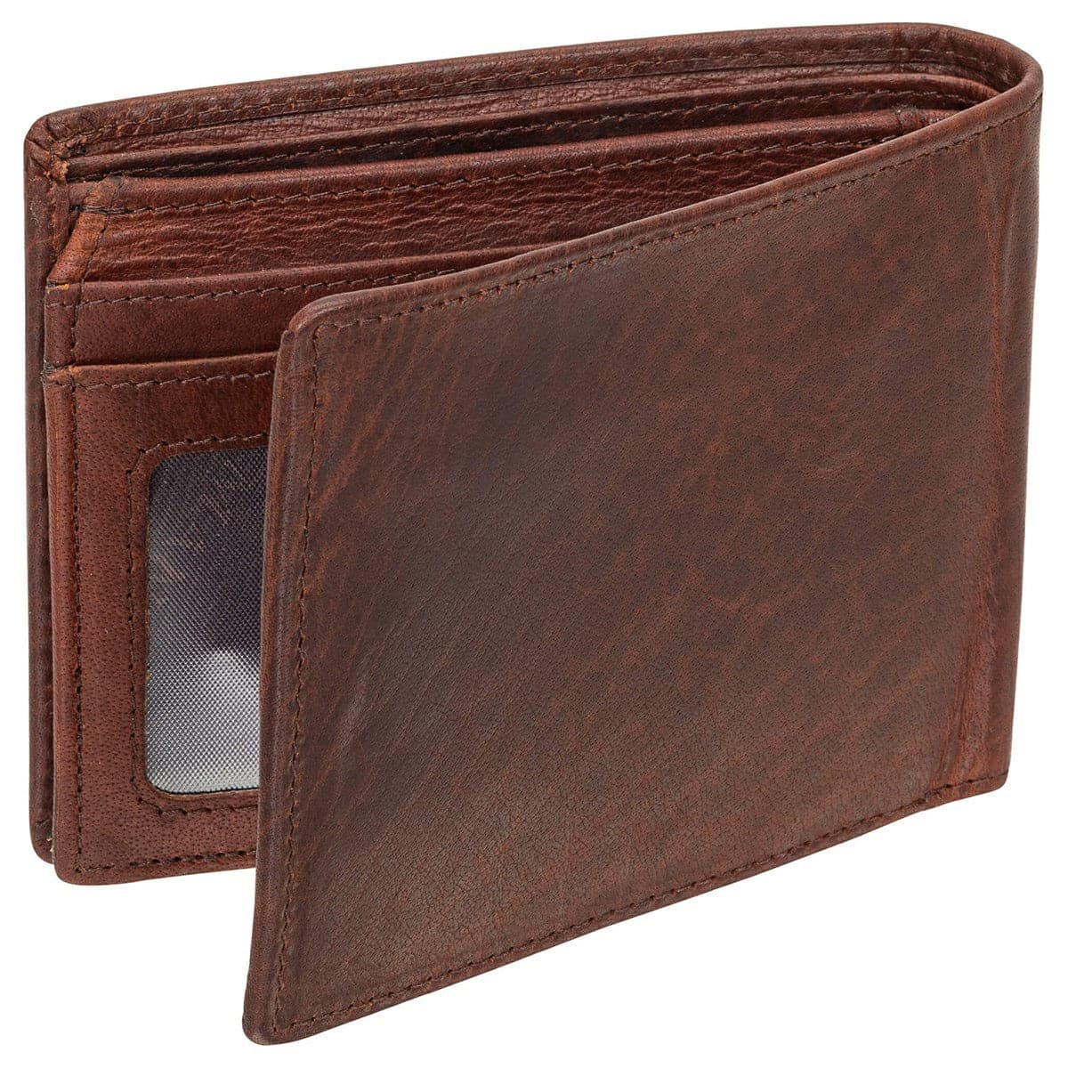 Mancini Buffalo RFID Secure Left Wing Billfold Wallet