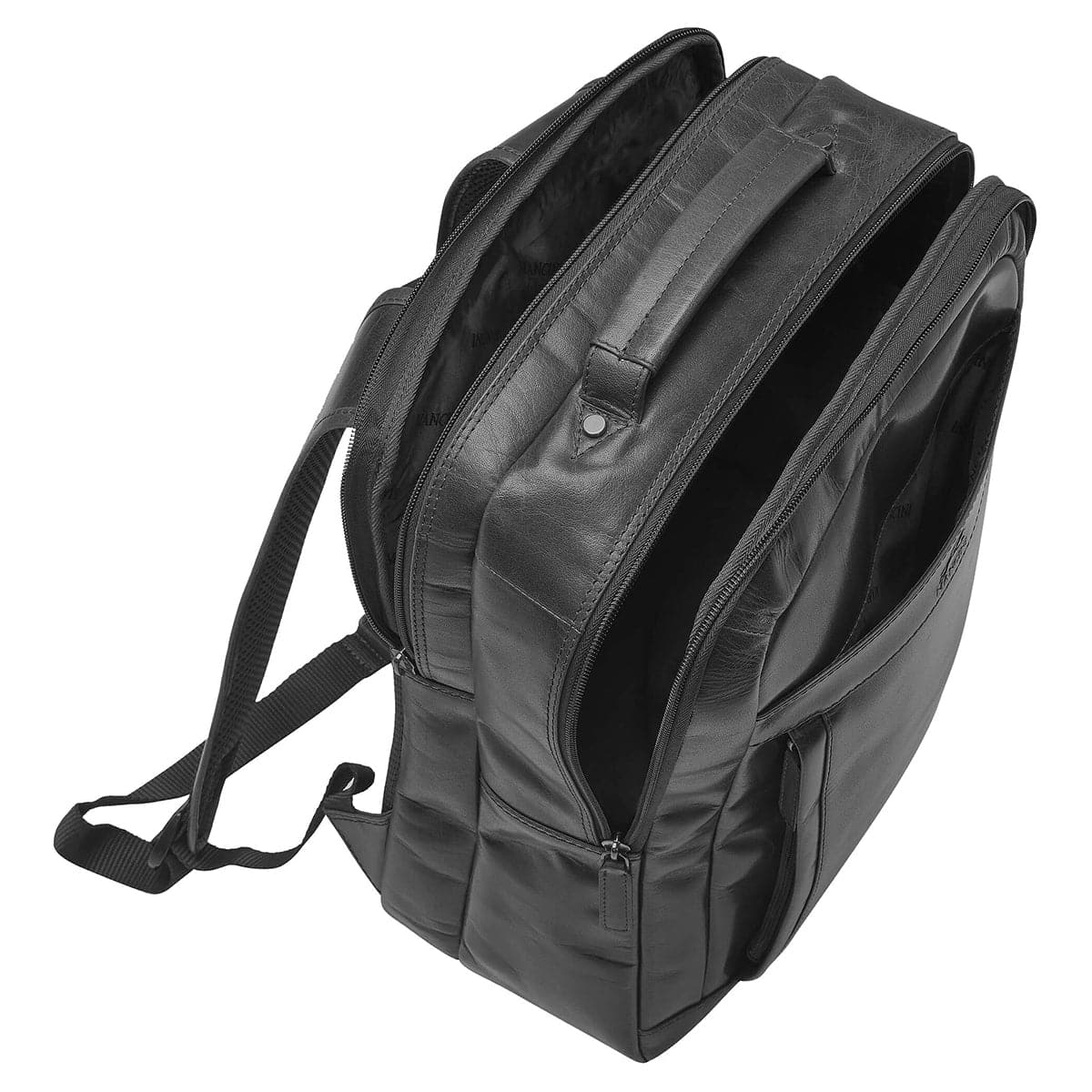 Mancini Buffalo Backpack with Dual Compartments for 15.6" Laptop