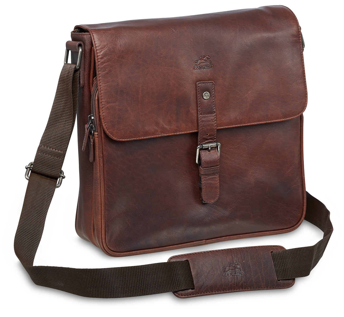 Mancini Buffalo Messenger bag for 12" Laptop/Tablet