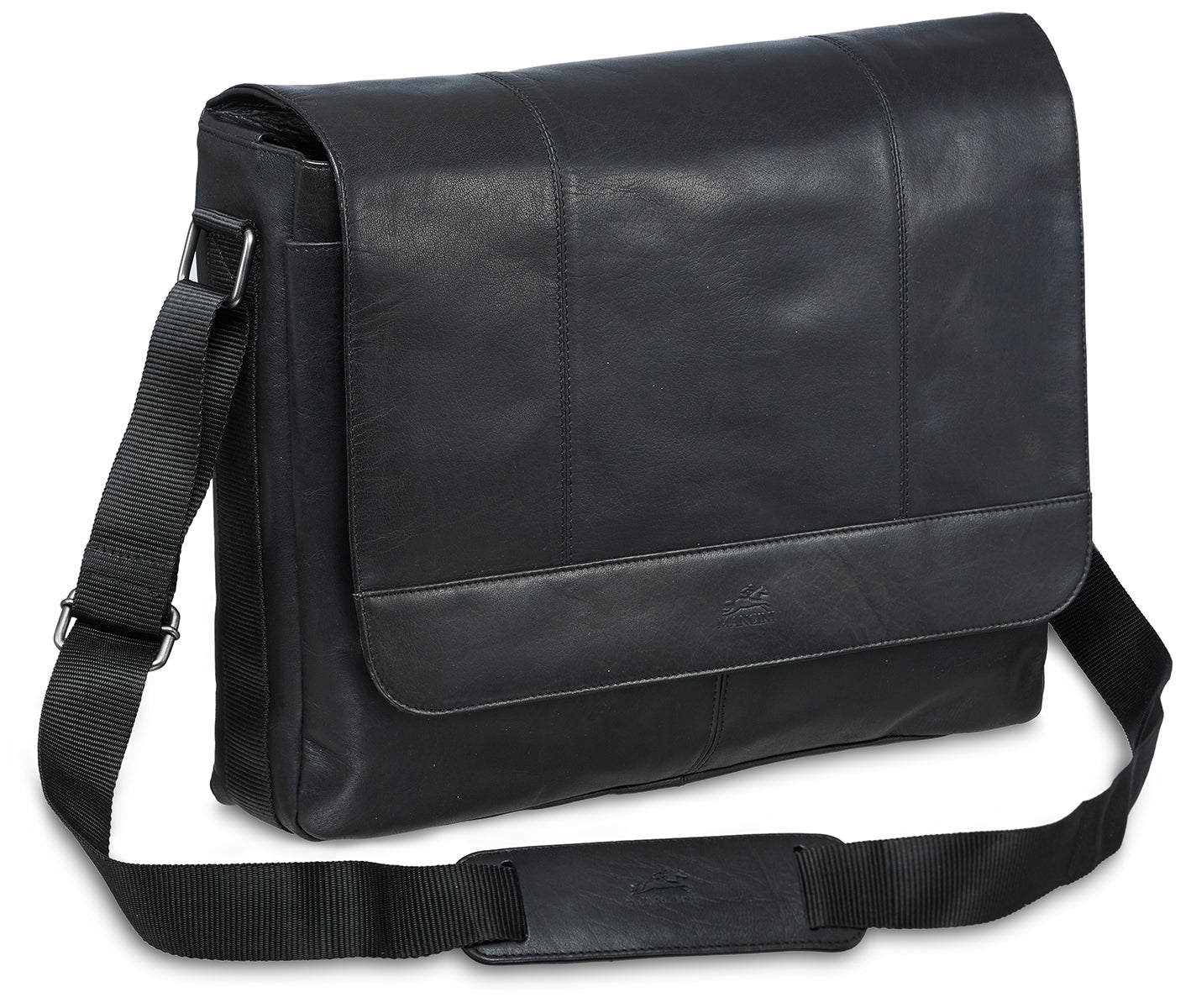 Mancini Buffalo Messenger Bag for 15" Laptop/Tablet