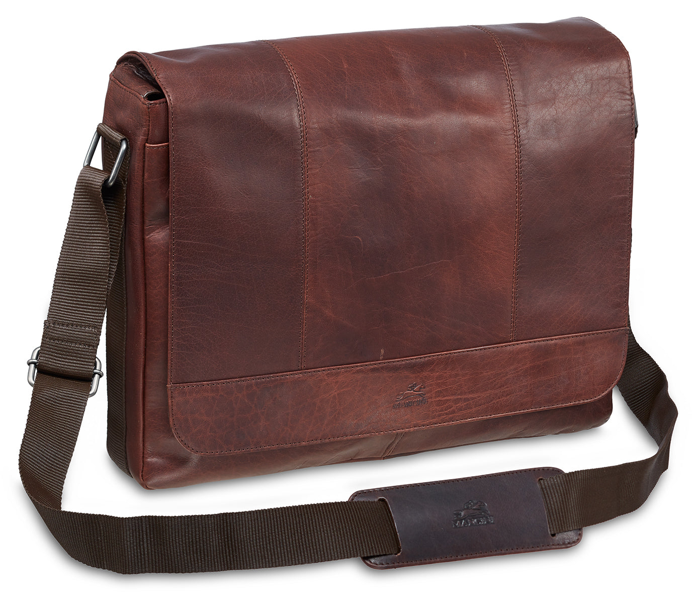 Mancini Buffalo Messenger Bag for 15" Laptop/Tablet