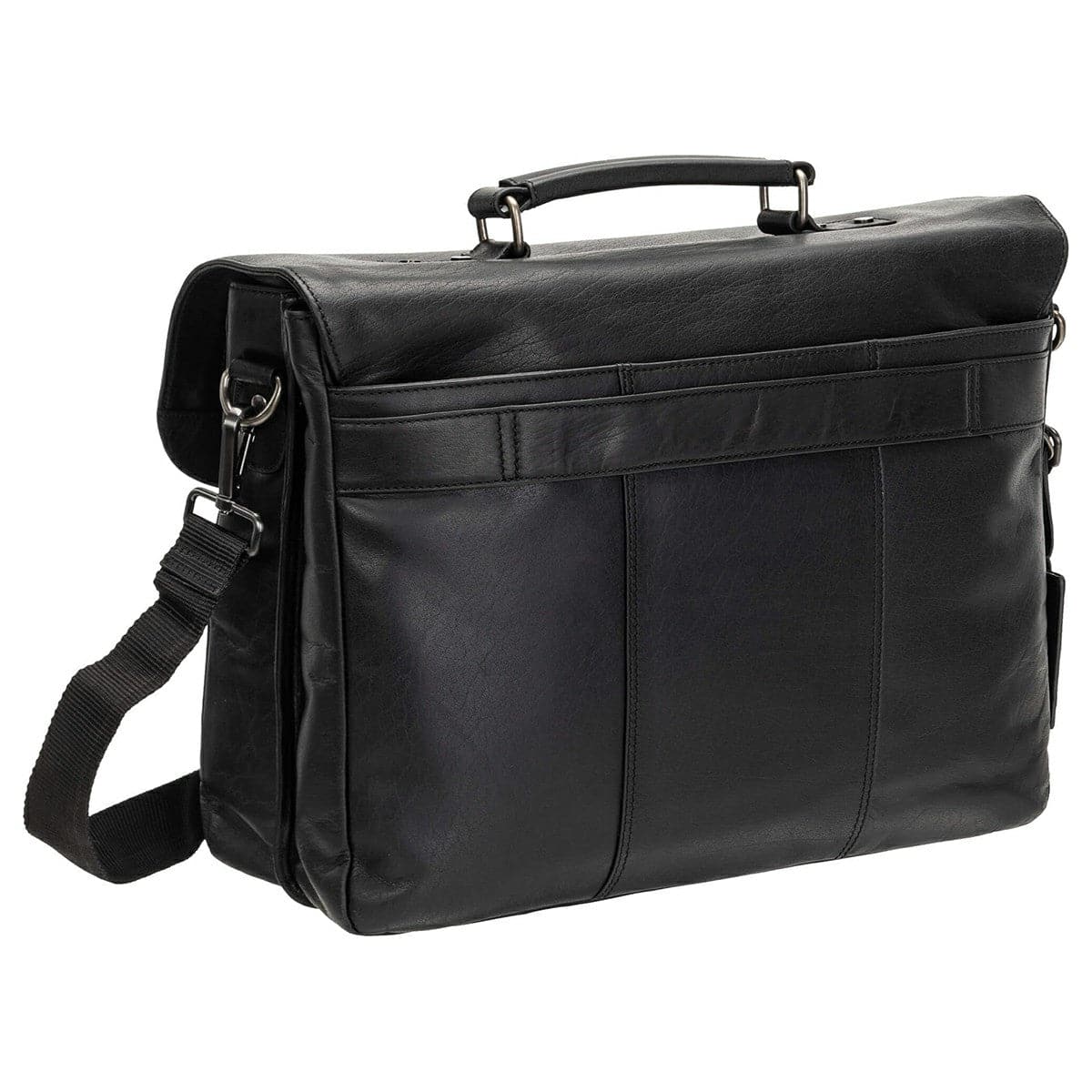 Mancini Buffalo Double Compartment Briefcase for 15.6" Laptop / Tablet