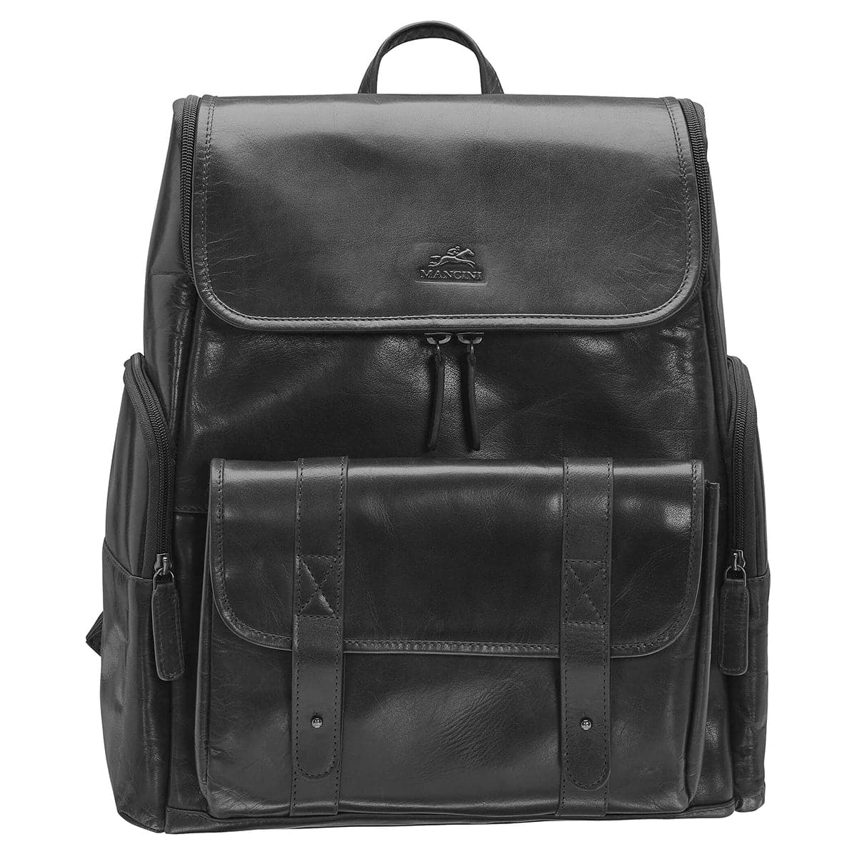 Mancini Buffalo Backpack with Zippered Laptop/Tablet Compartment