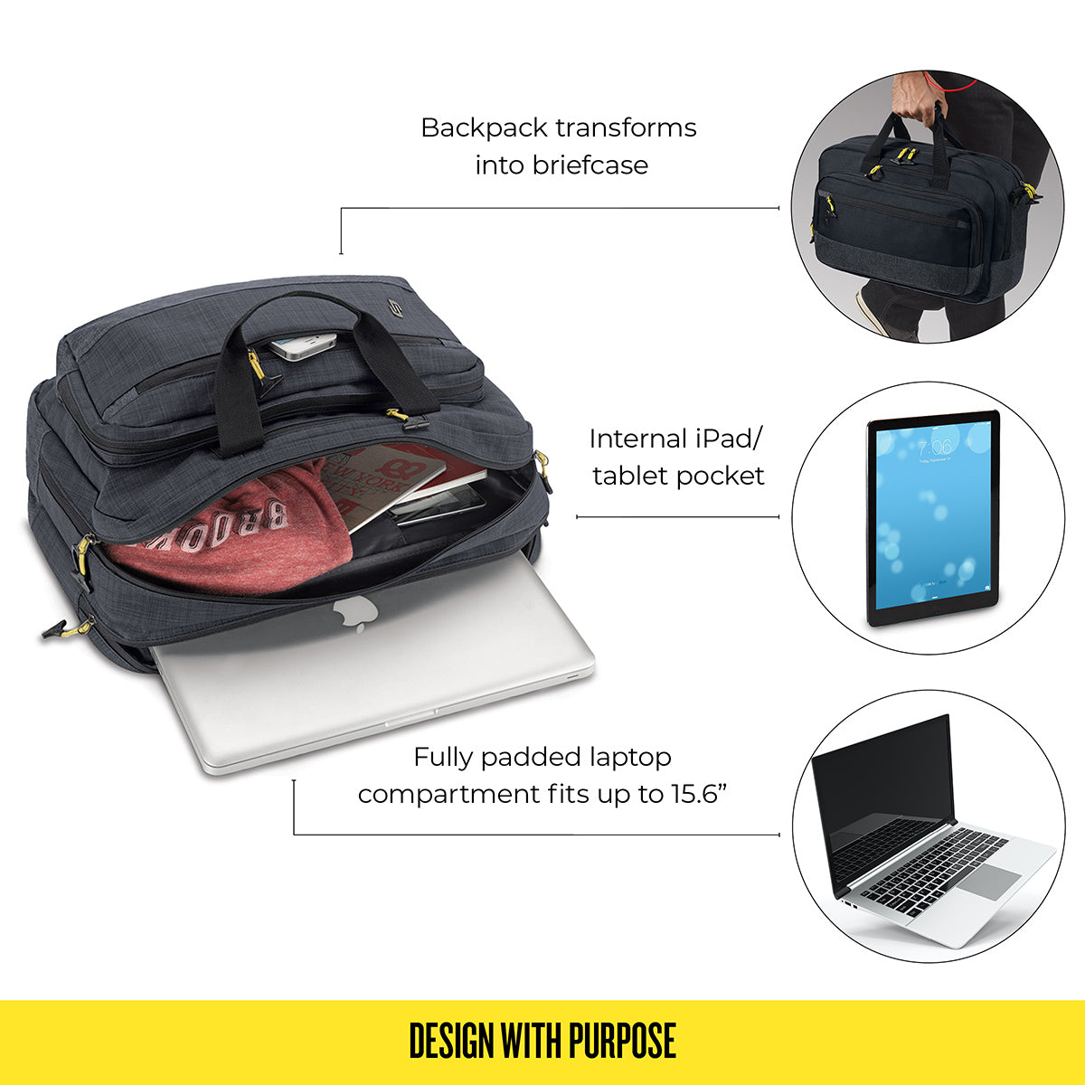 Solo Work To Play Hybrid Backpack/Briefcase