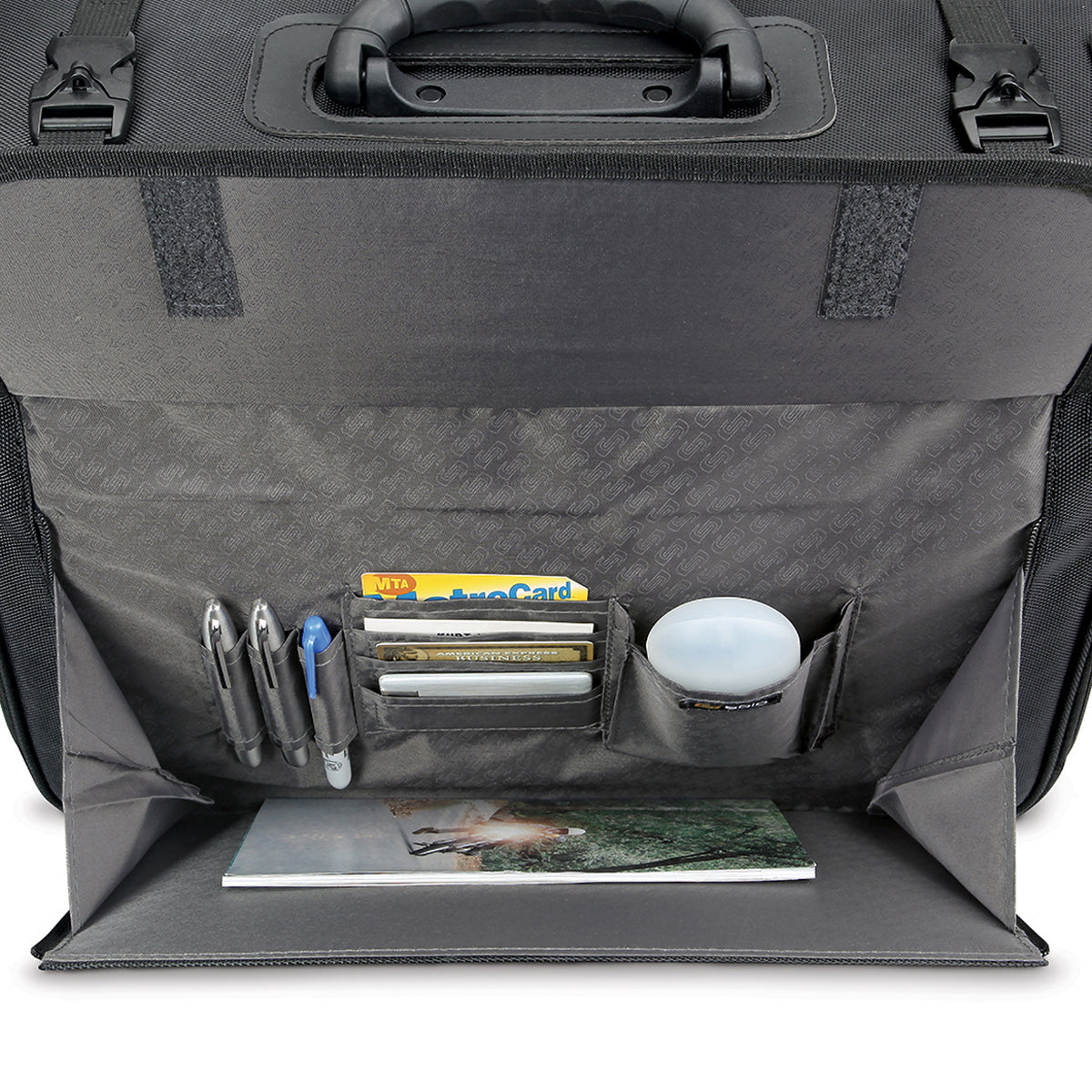 Solo Morgan Rolling Catalog Briefcase