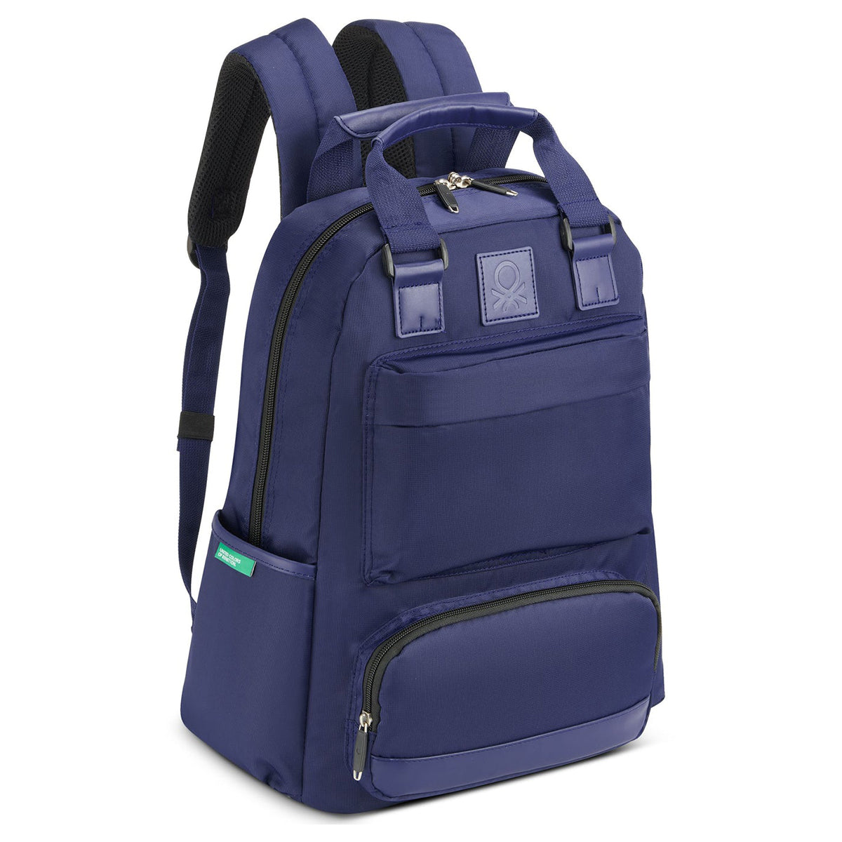 Delsey Benetton Color Block Tote Laptop Backpack