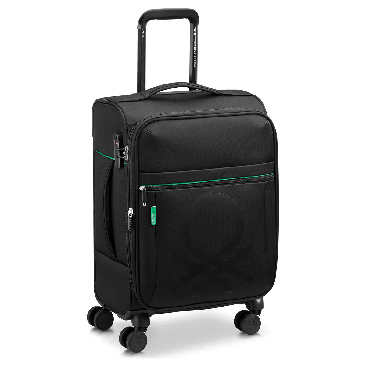 Delsey Benetton Color Block Carry-On Spinner Luggage