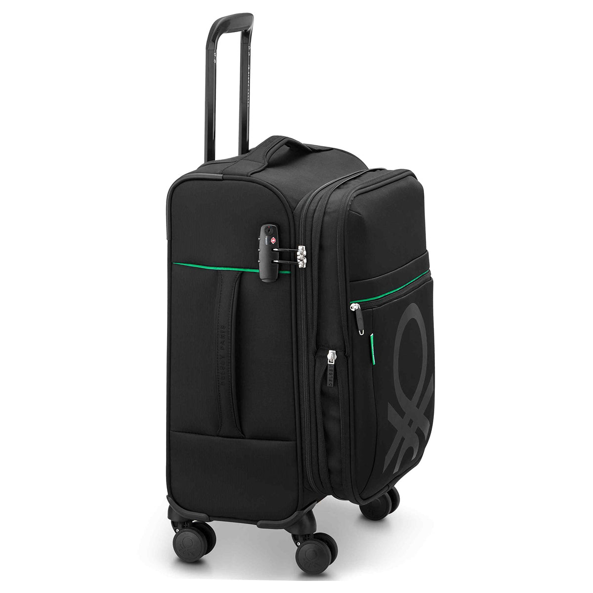 Delsey Benetton Color Block Carry-On Spinner Luggage