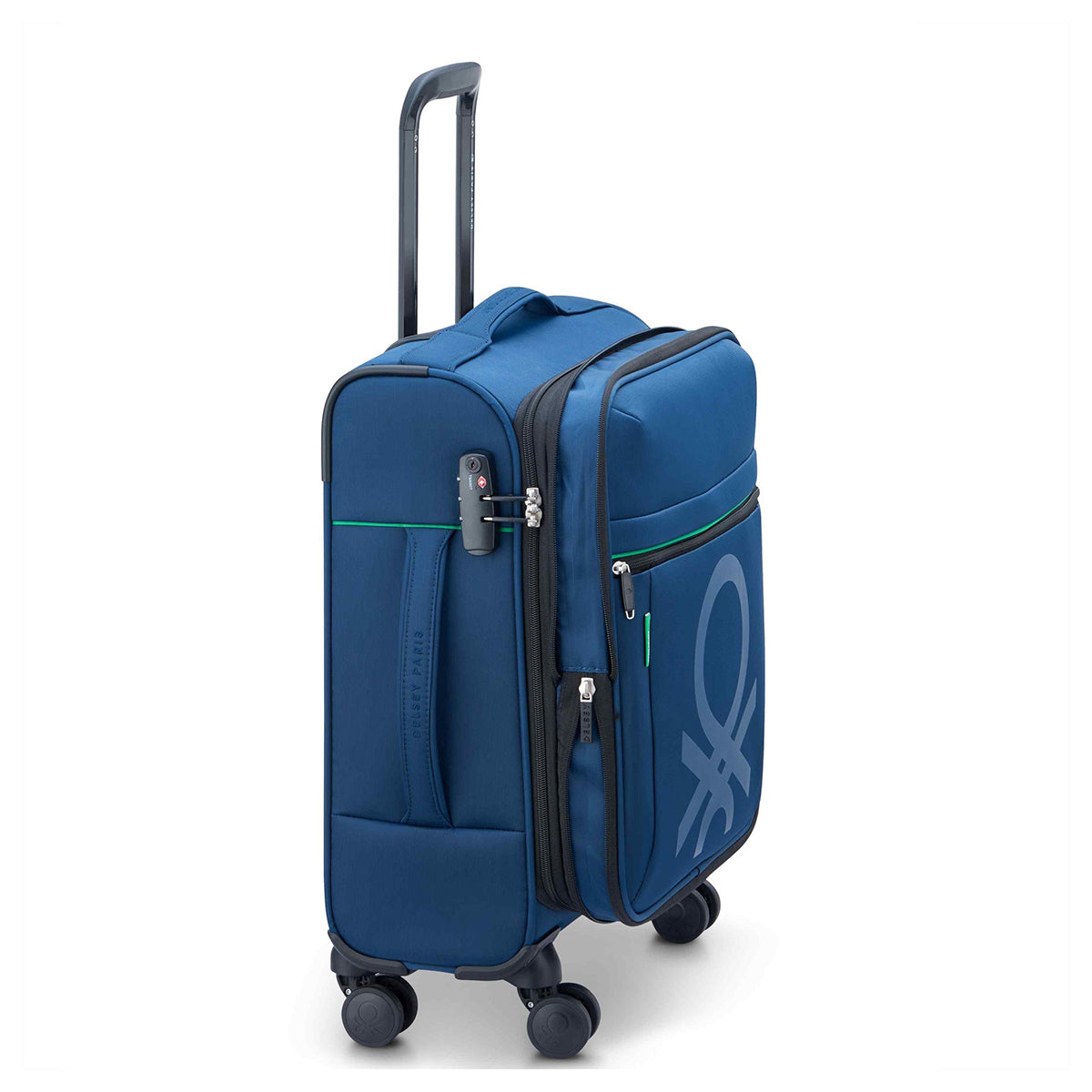 Delsey Benetton Color Block Carry-On Spinner Luggage