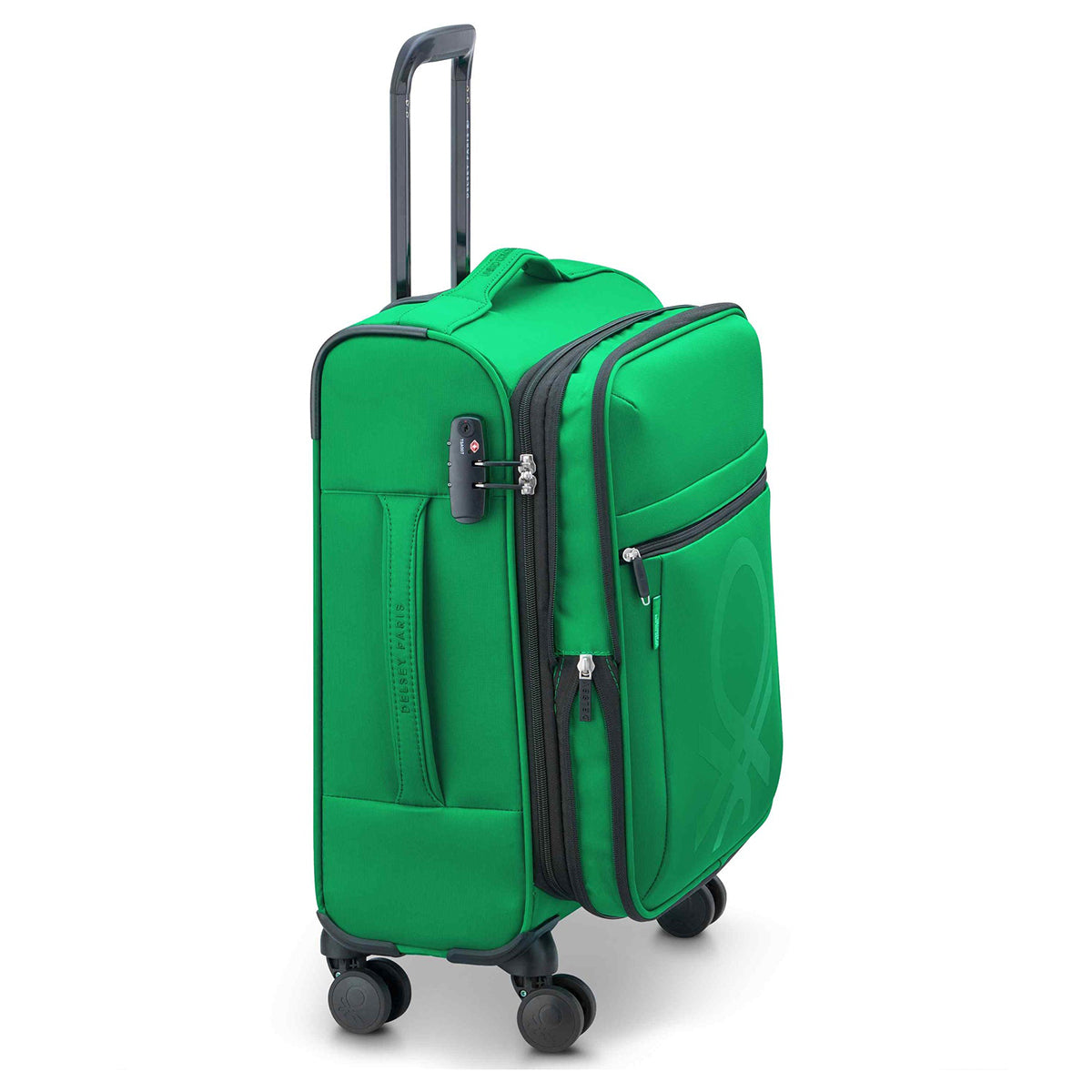 Delsey Benetton Color Block Carry-On Spinner Luggage